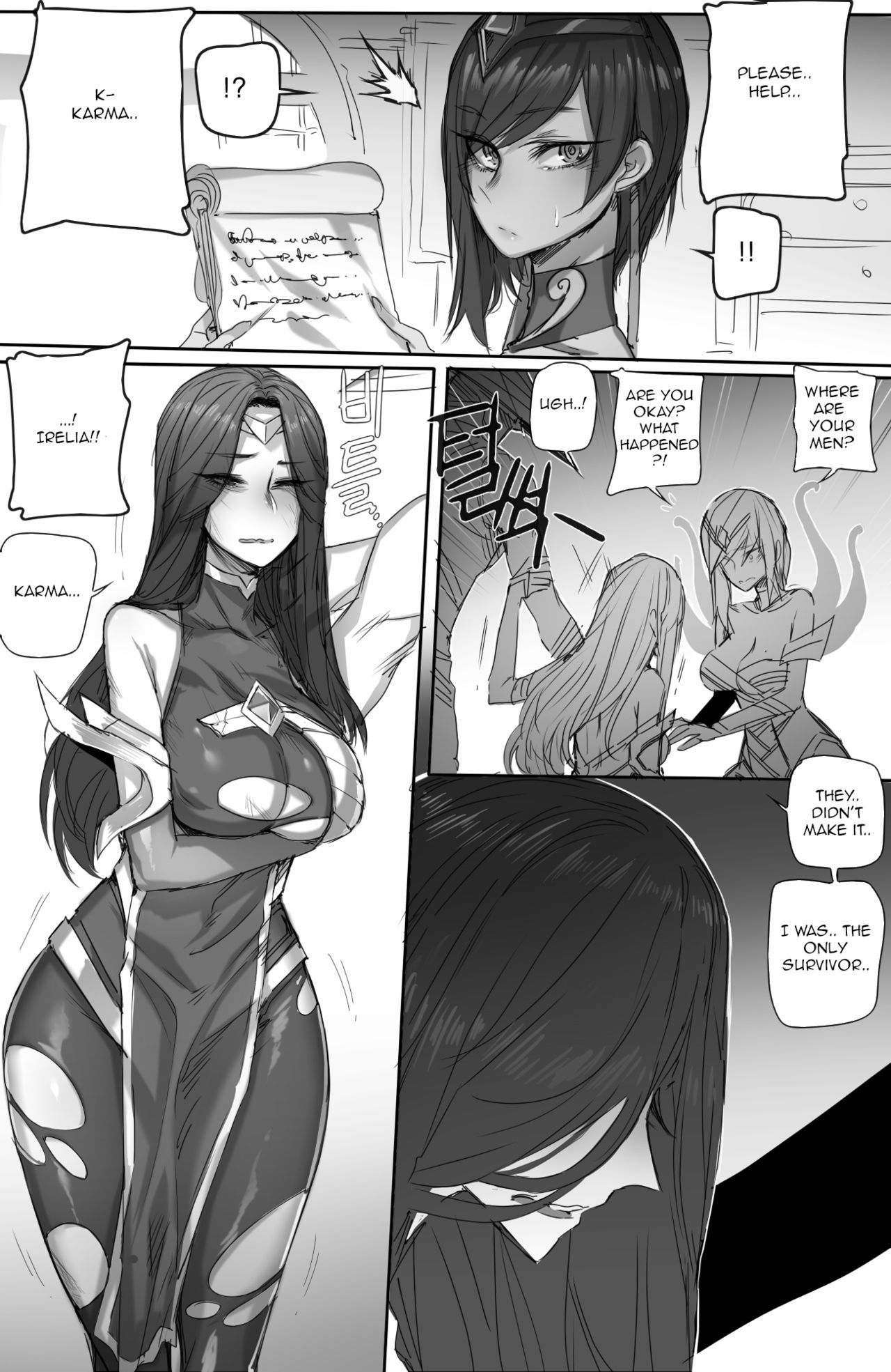 For the Noxus – Irelia and Karma [photo 2] - MangaPorn