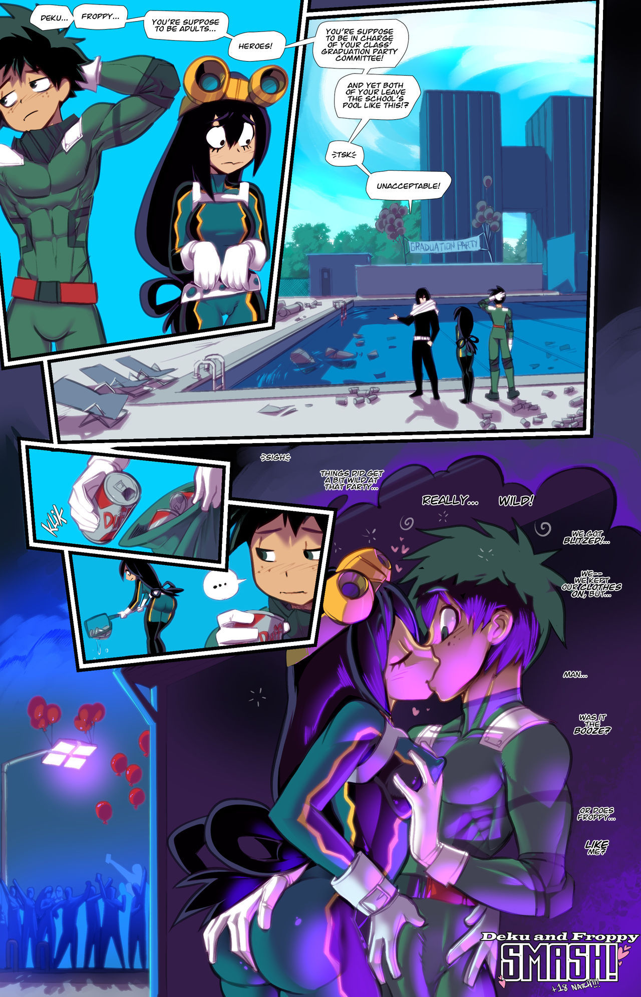 Deku and Froppy SMASH! [photo 1] - MangaPorn