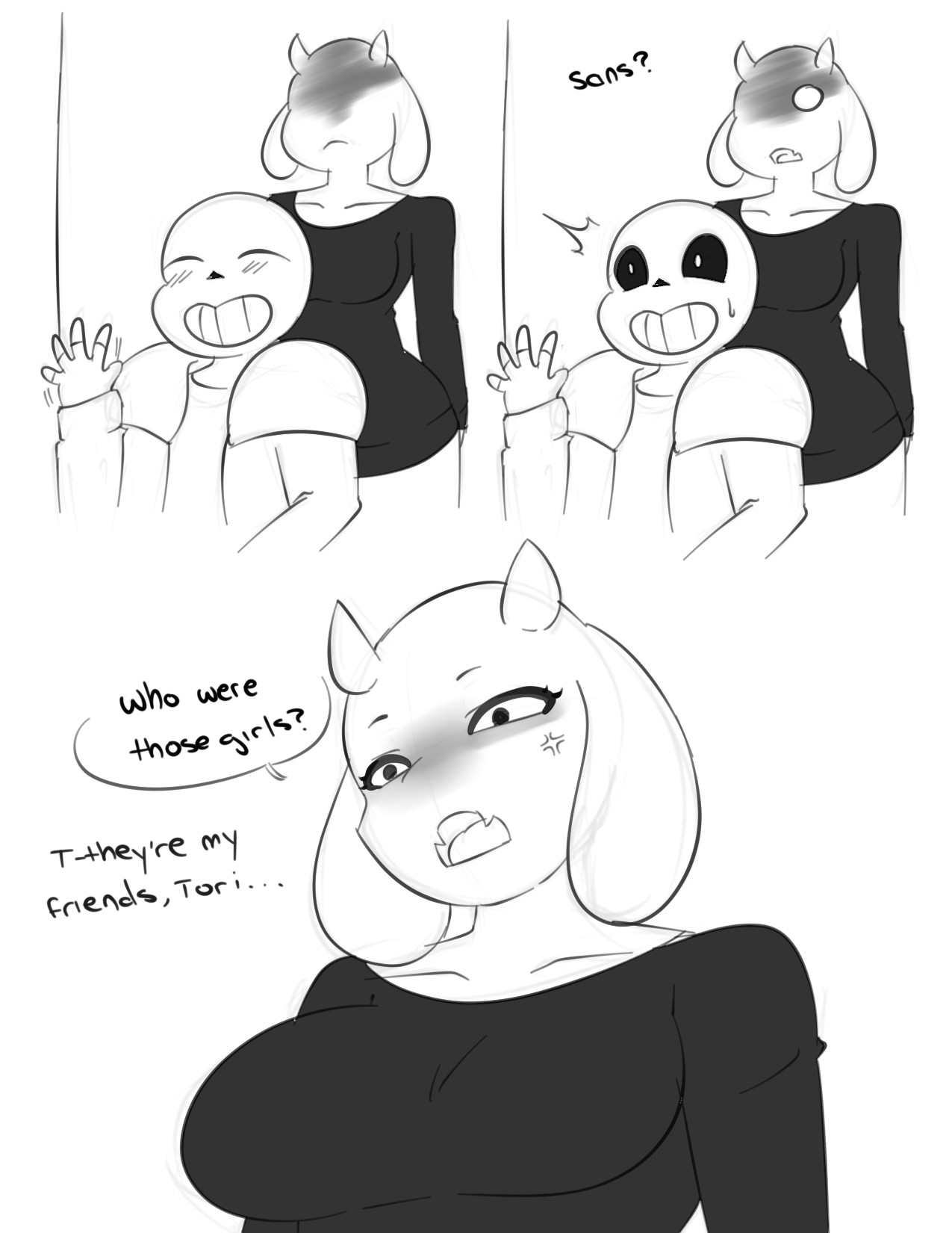 Sans x Toriel – Inuyuru [photo 1] - MangaPorn