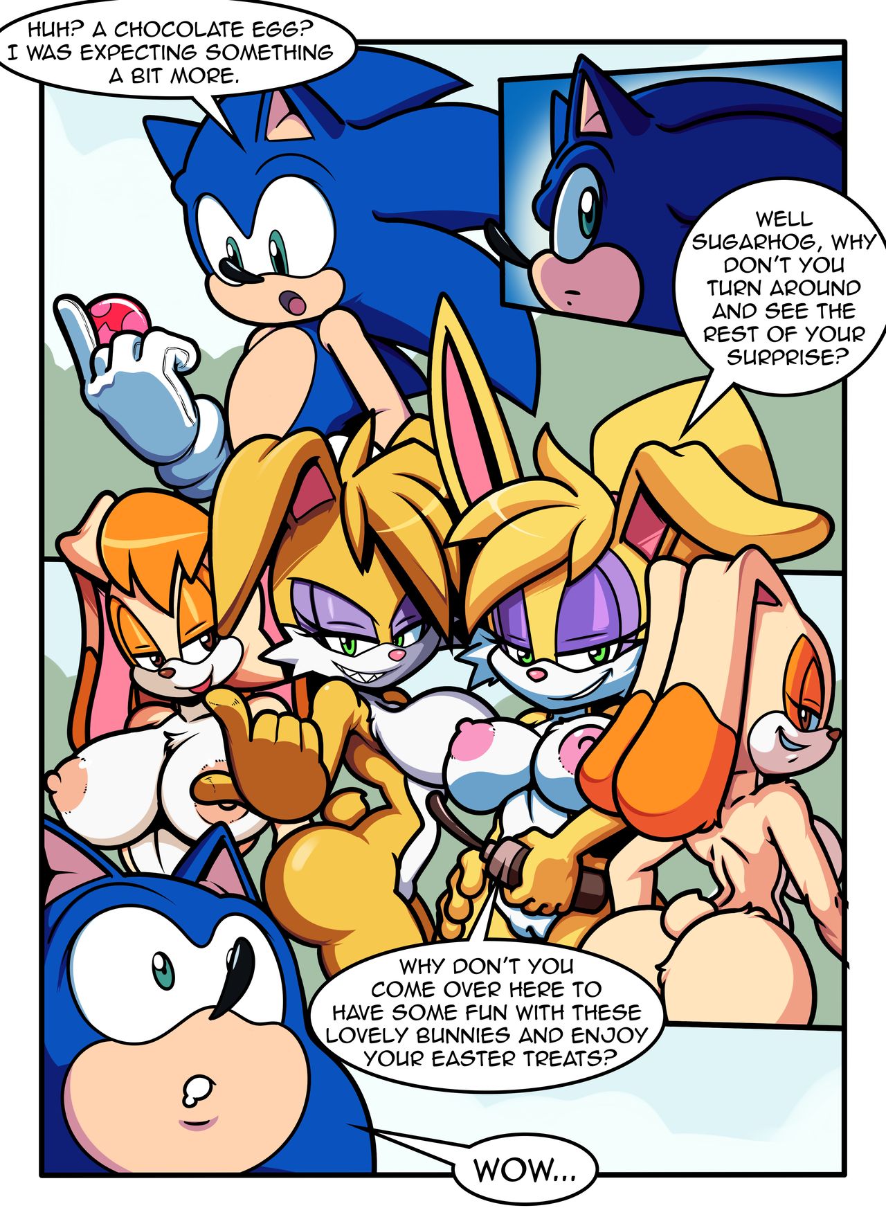 Sonic Girls Easter [photo 1] - MangaPorn