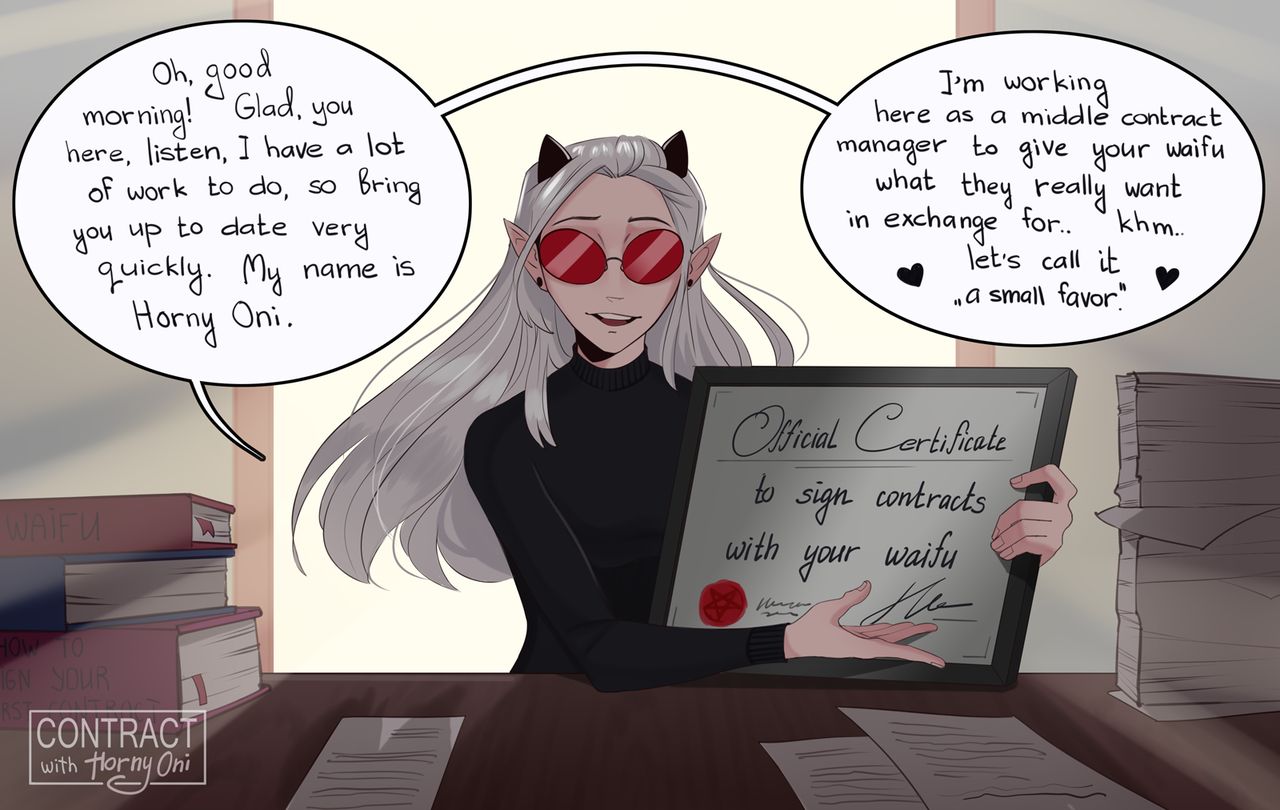 Contract with Horny Oni Lord Dominator – Horny Oni [photo 1] - MangaPorn