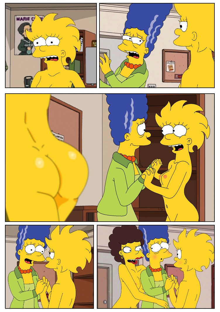 Marge and Lisa Simpsons go Lesbian – The Simpsons [photo 2] - MangaPorn