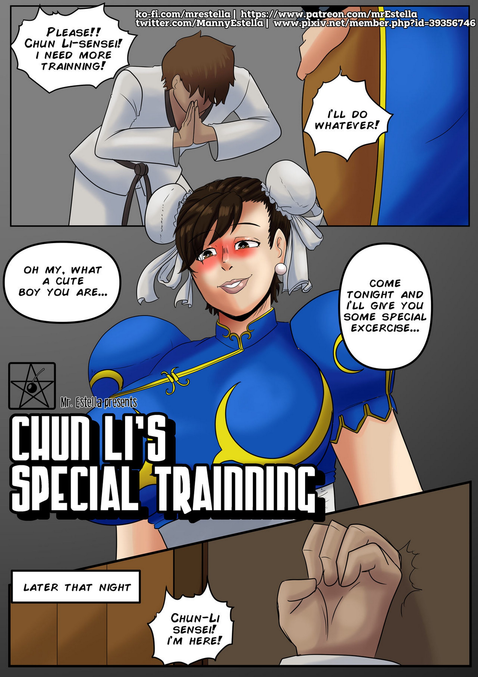 Chun-Li’s Special Training – Mr. Estella [photo 1] - MangaPorn