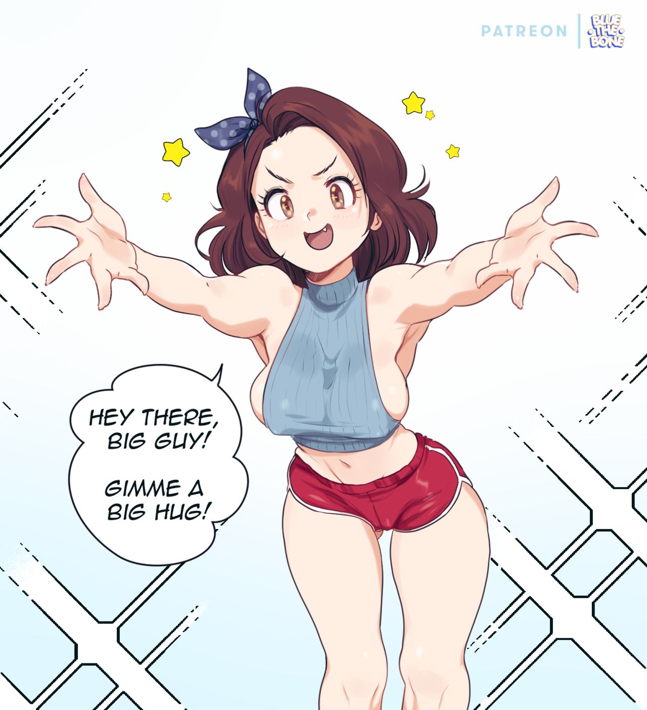 Bluesona Wants a Hug! – bluethebone [photo 1] - MangaPorn