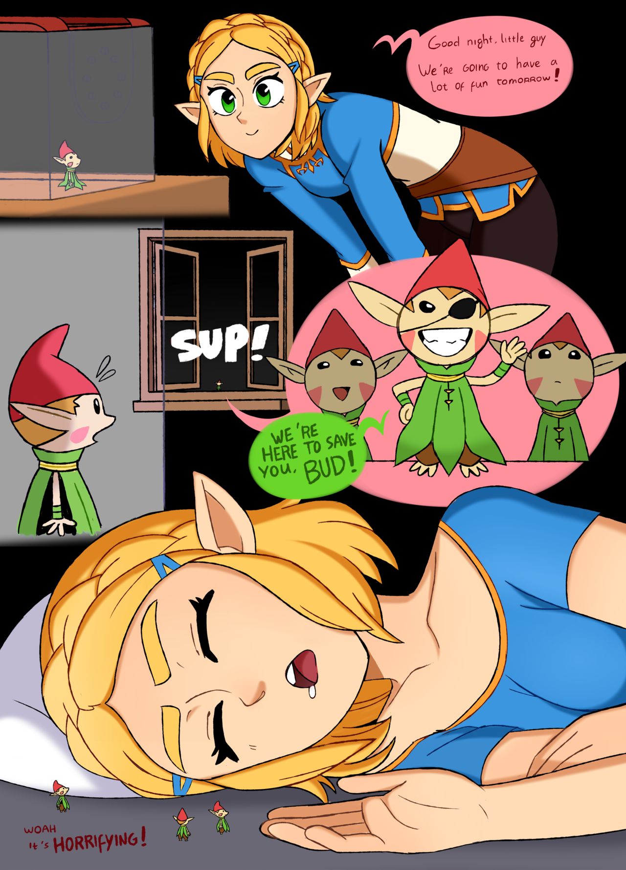 A Minor Side Quest – Giantess Zelda – Punishedmosquito [photo 2] - MangaPorn