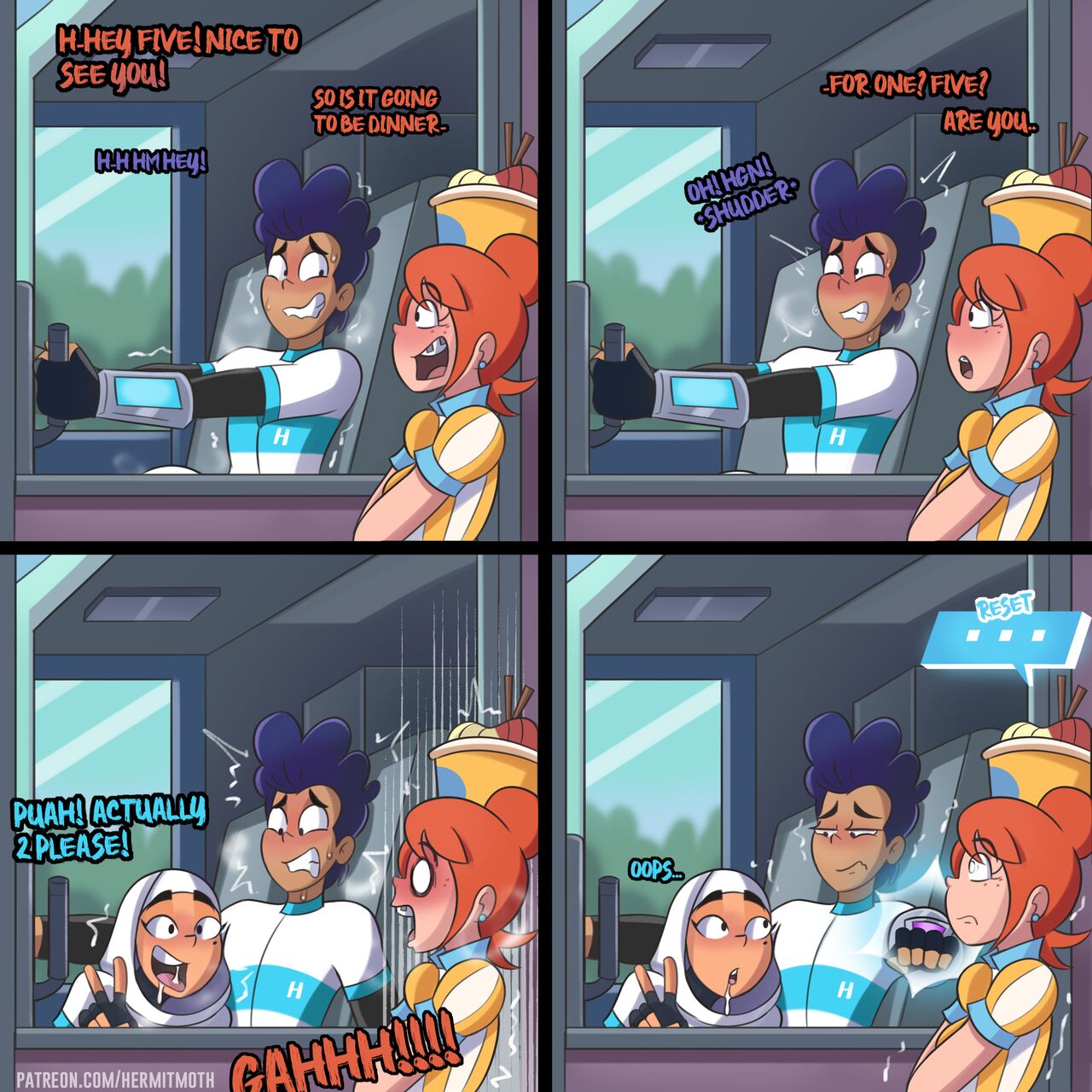 Zahra short set – Hermit Moth [photo 1] - MangaPorn