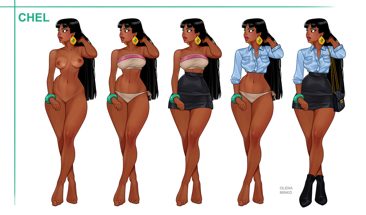 Chel Office Madness – Olena Minko [photo 1] - MangaPorn