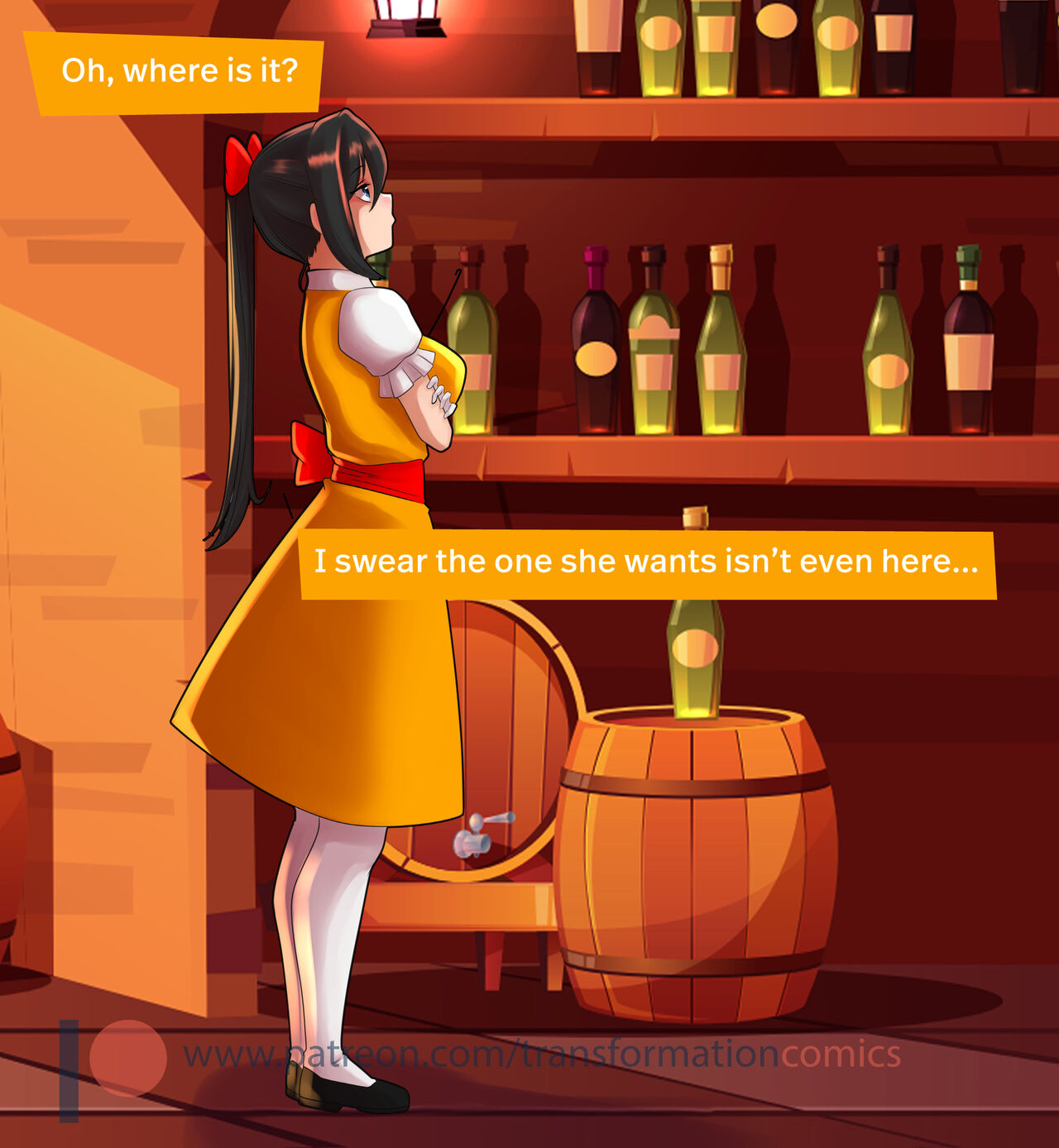 Scarlett and the Mermaid – adult transformation comics [photo 1] - MangaPorn