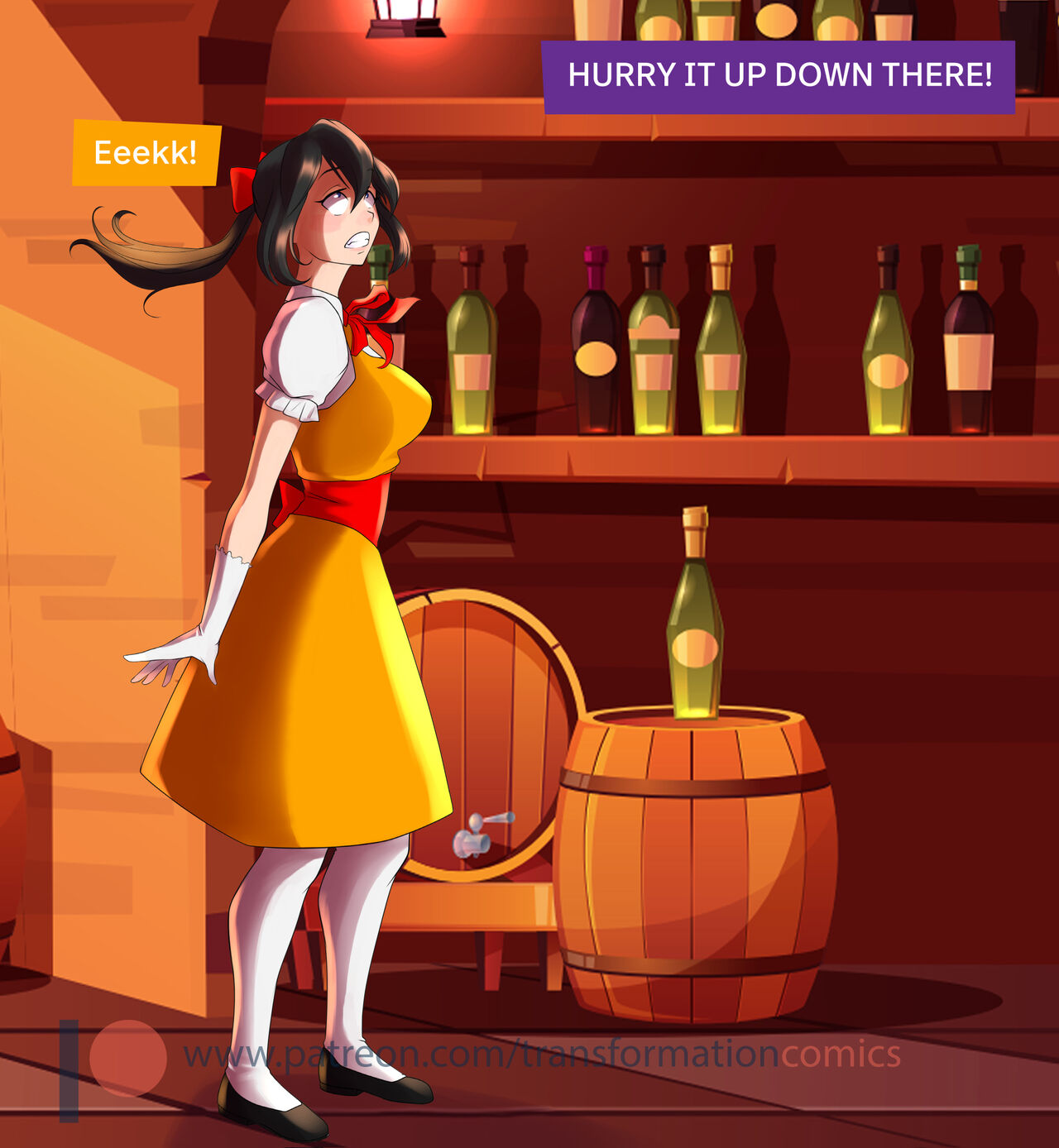 Scarlett and the Mermaid – adult transformation comics [photo 2] - MangaPorn