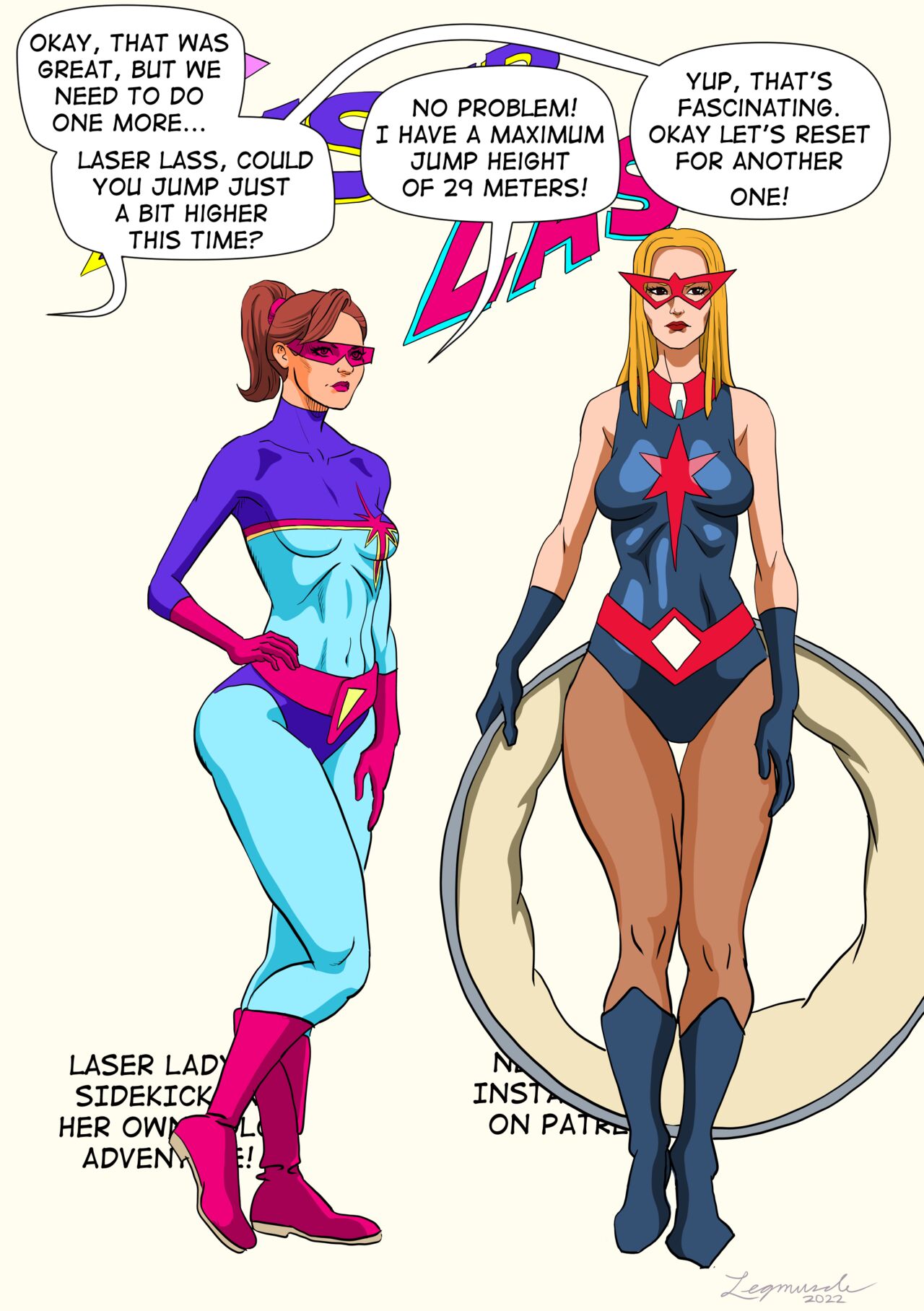 Laser Lass – Legmuscle [photo 2] - MangaPorn