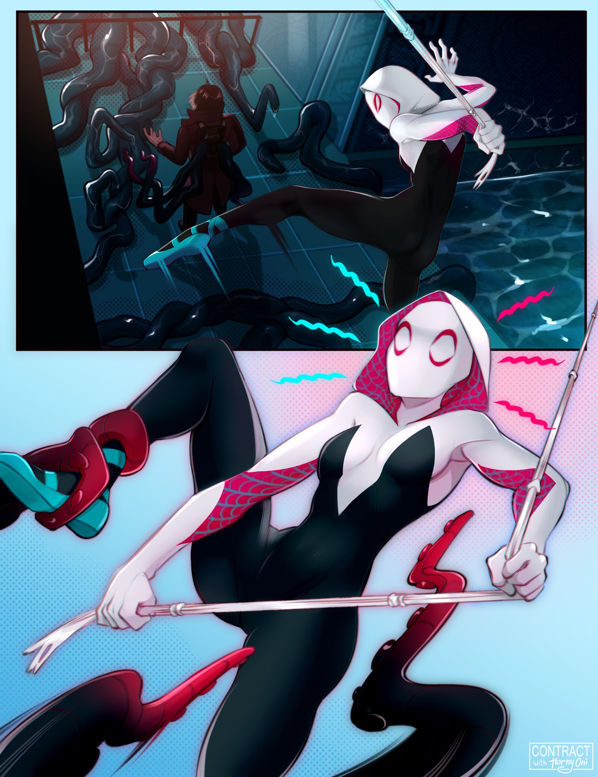Contract with Spider-Gwen – Horny-Oni [photo 1] - MangaPorn