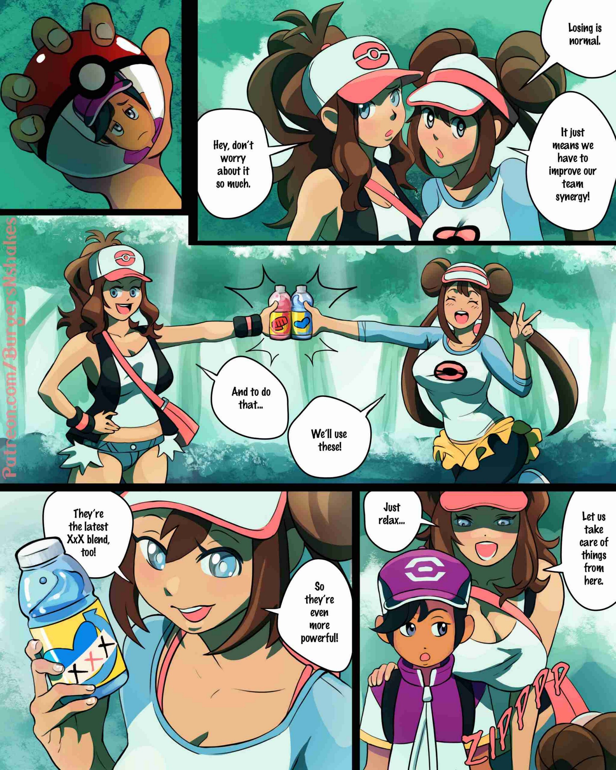 Hilda And Rosa Level Up With Juice! – BurgersN’Shakes [photo 1] - MangaPorn