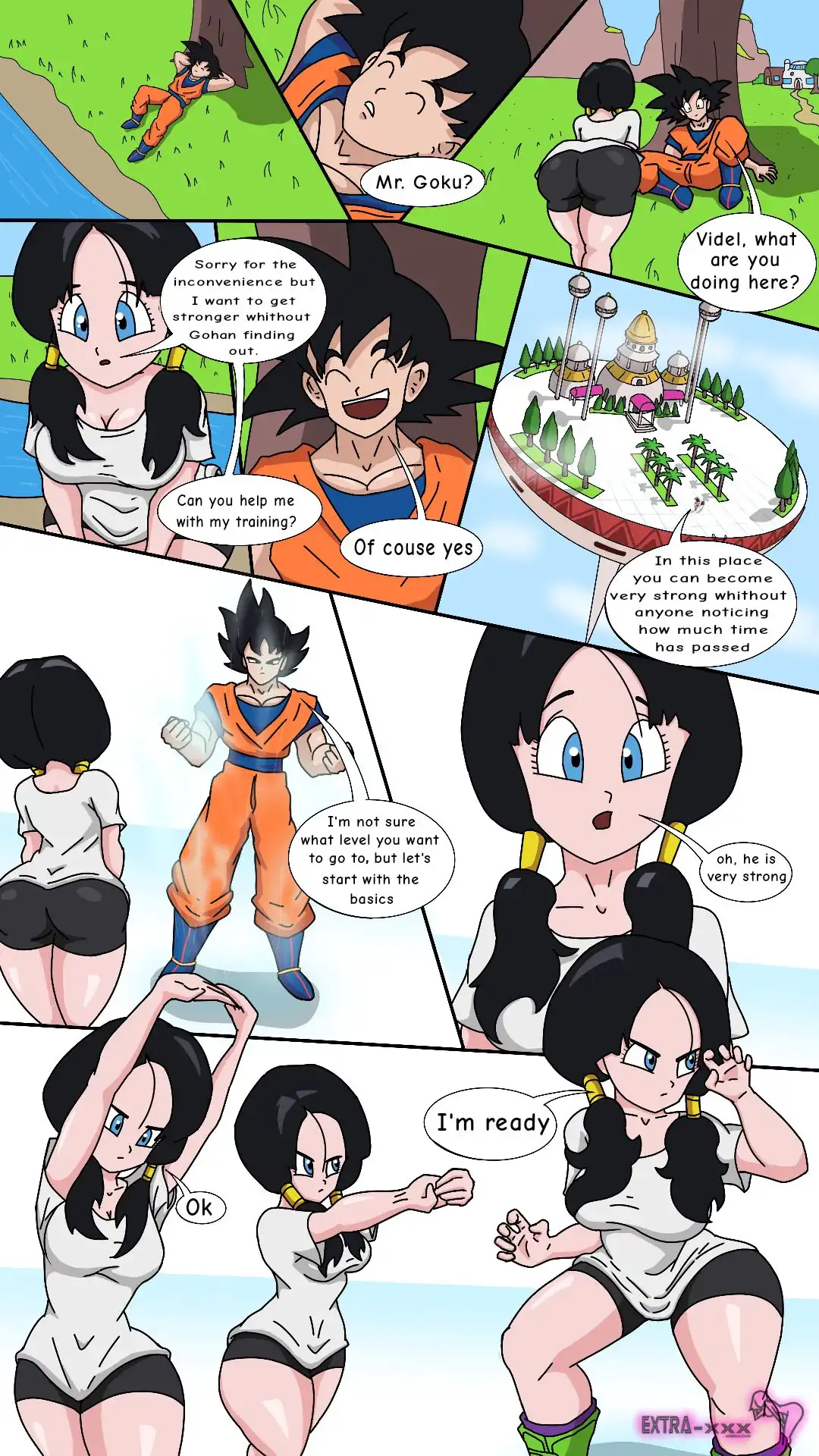 Videl x Goku – Extranimacion [photo 1] - MangaPorn