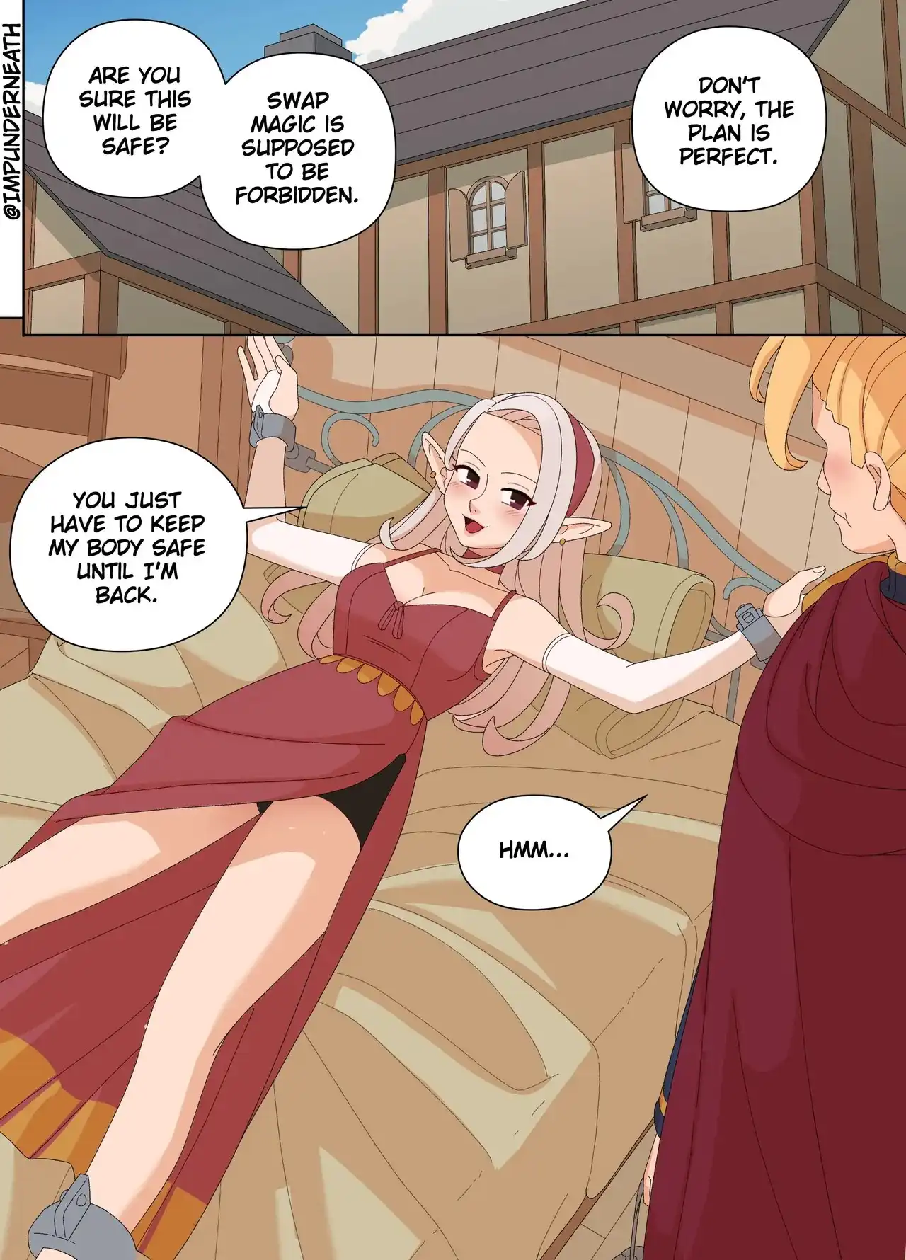 Elf and Criminal Body Swap – ImpUnderneath [photo 1] - MangaPorn