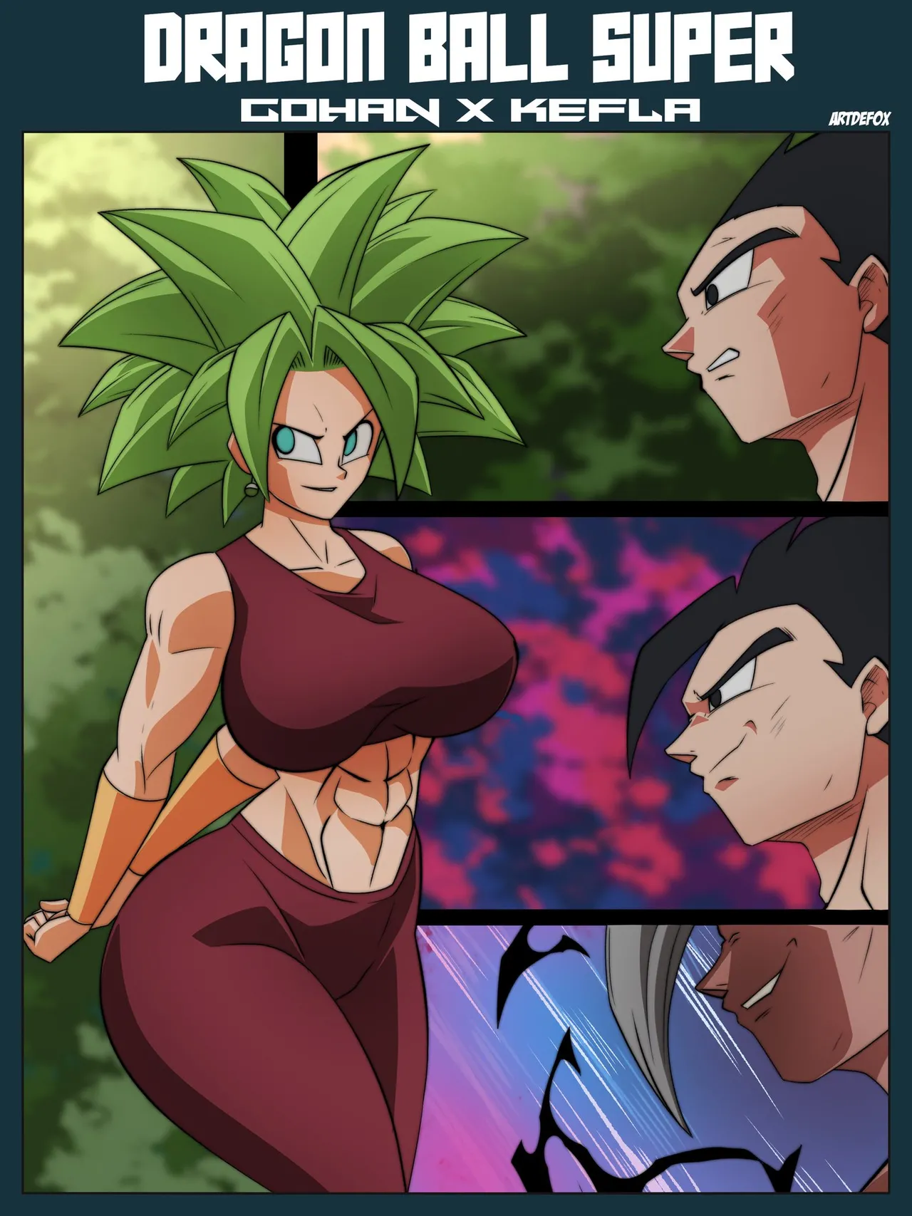 Gohan Tearing Kefla Up – Artdefox [photo 1] - MangaPorn