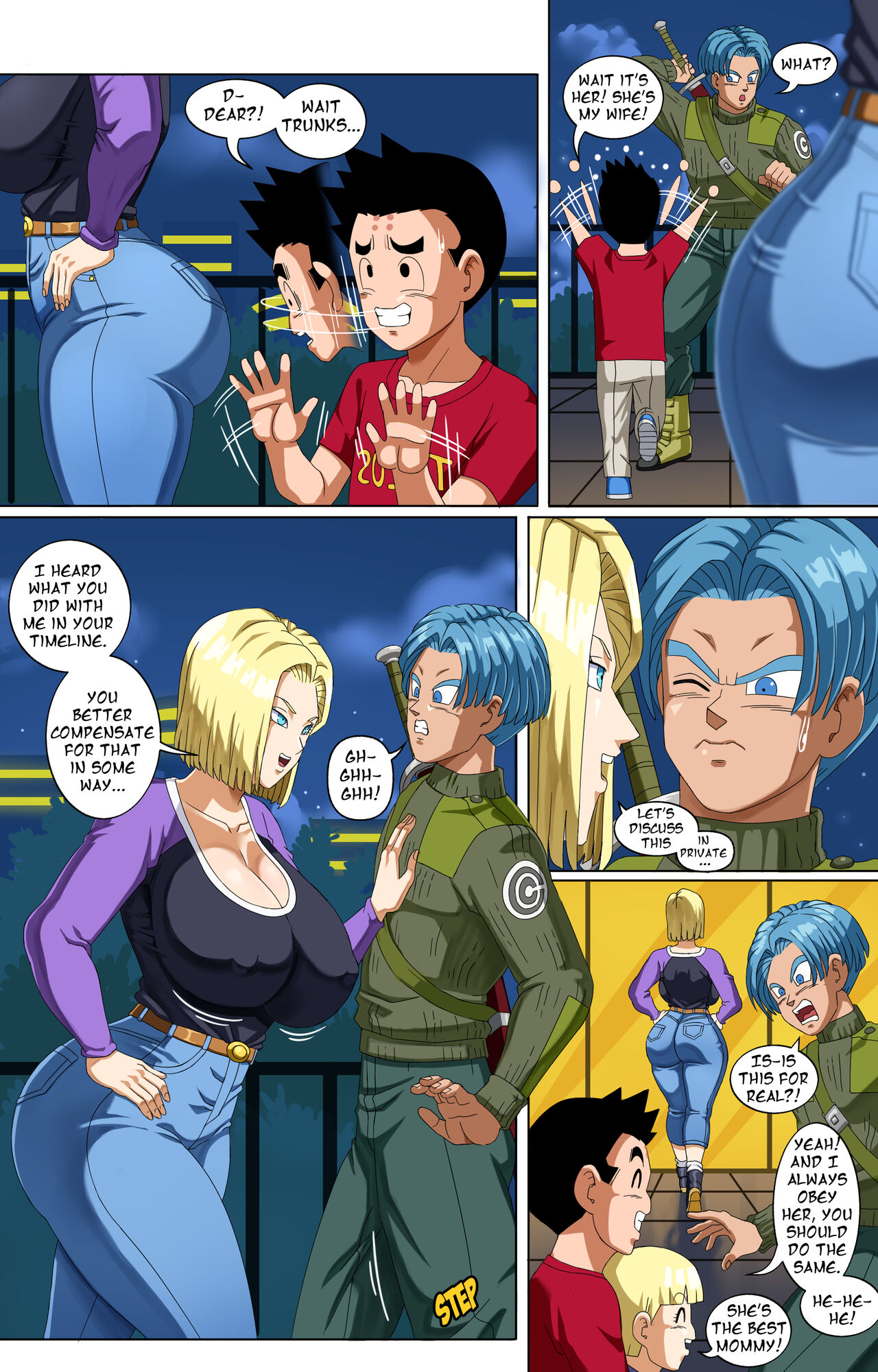 Android 18 And Trunks – Pink Pawg [photo 2] - MangaPorn