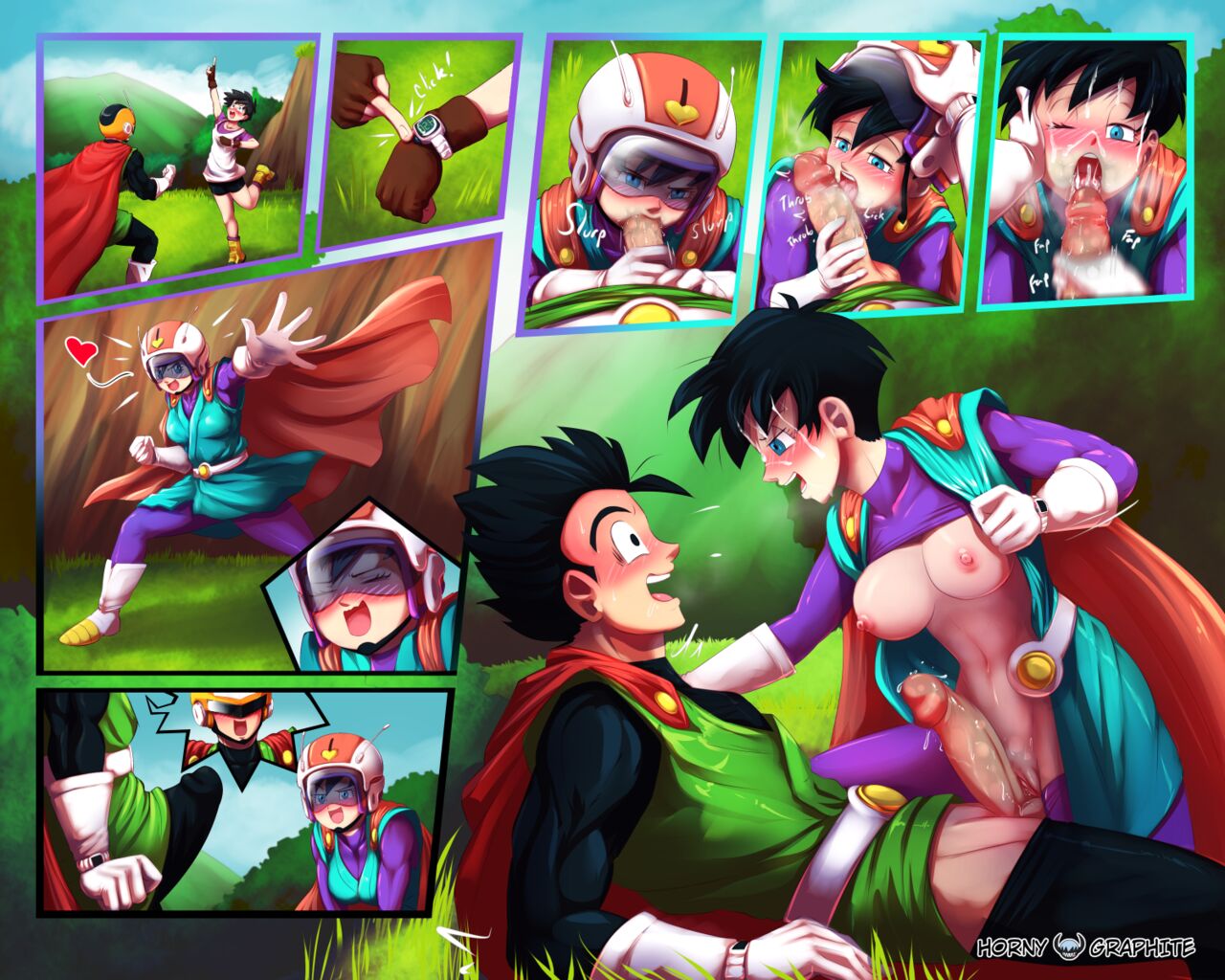 Introducing the Great Saiyaman 2 – Horny Graphite [photo 1] - MangaPorn