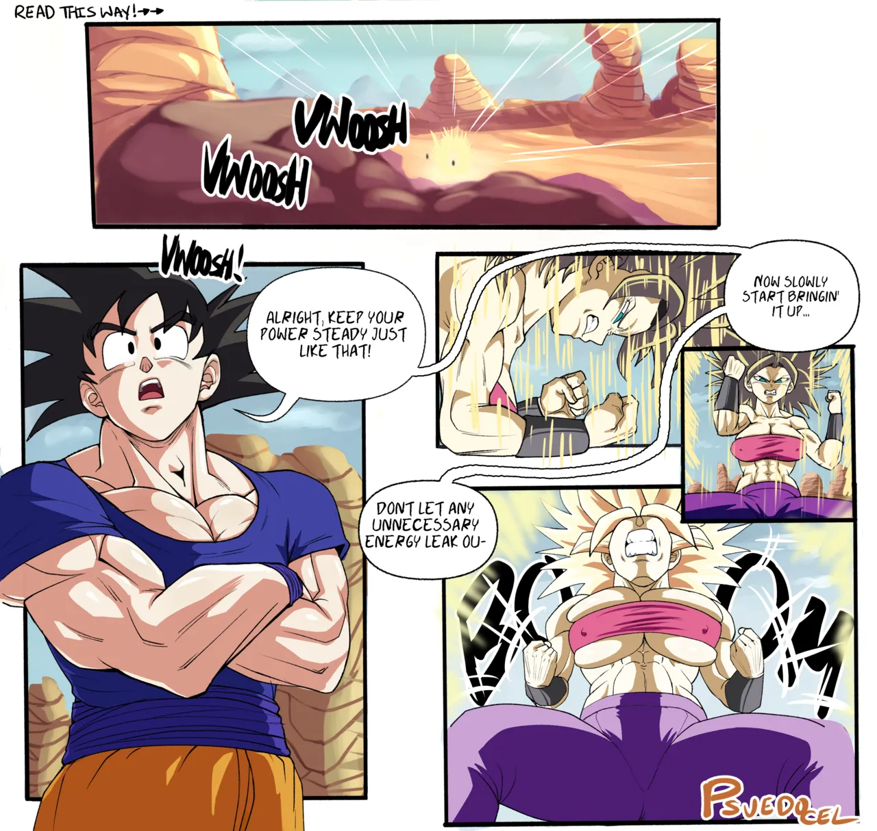 Caulifla’s Ki Malfunction – Pseudocel [photo 2] - MangaPorn