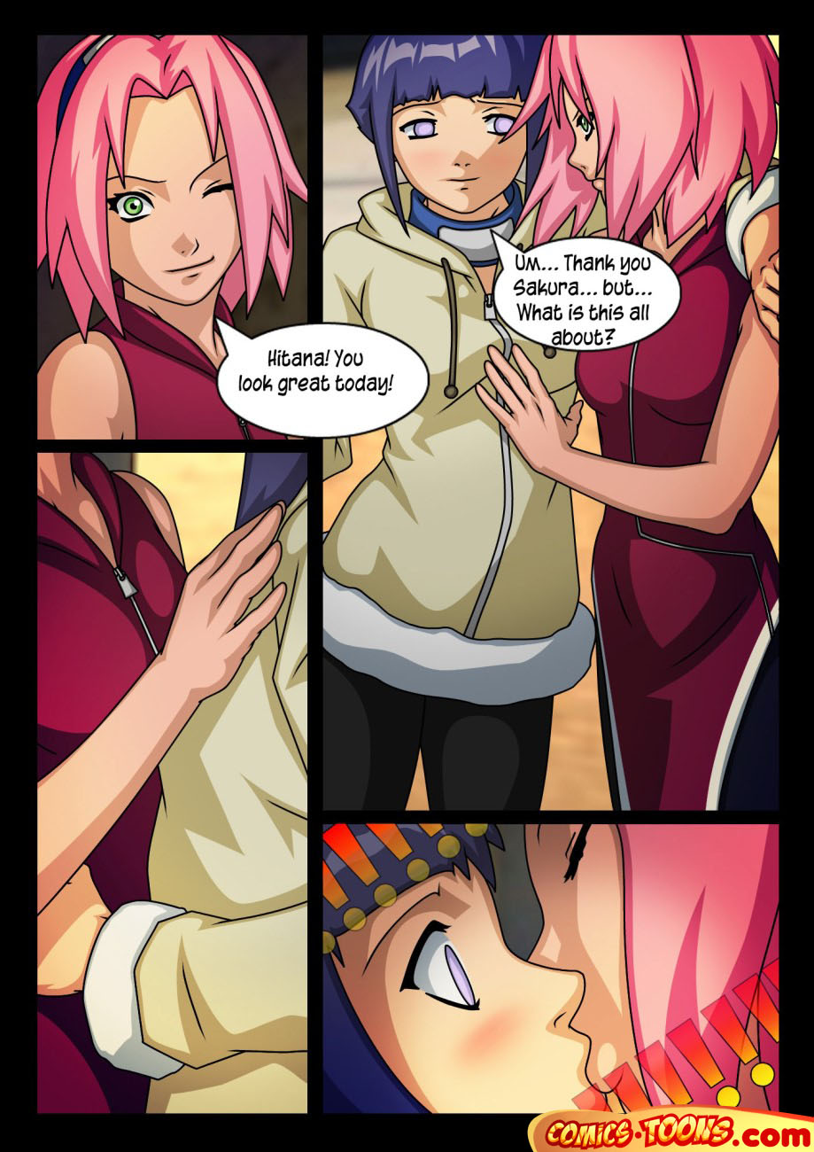 Threesome With Hinata and Sakura – Comics-Toons [photo 1] - MangaPorn