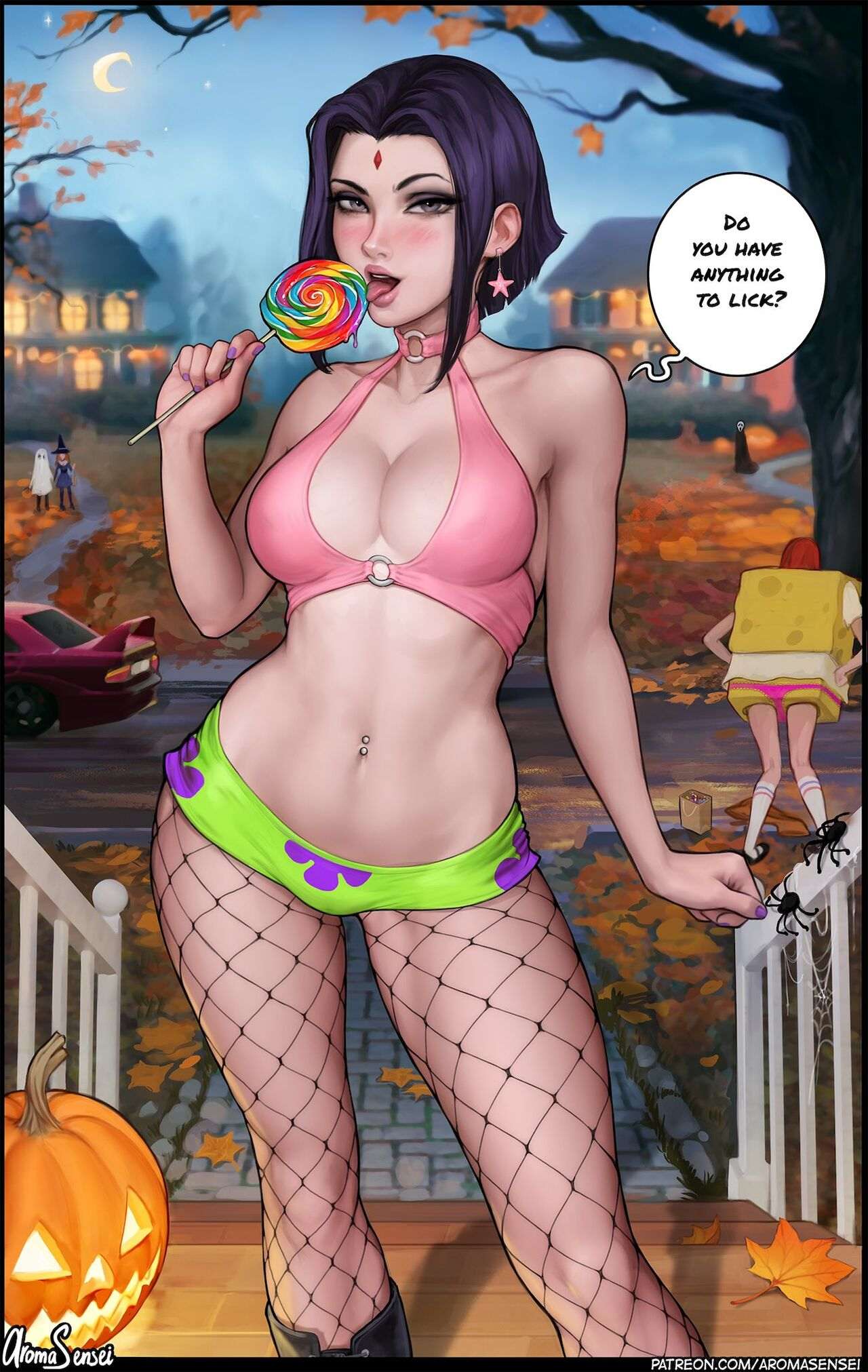 Raven In Patrick’s Costume! – Aroma Sensei [photo 2] - MangaPorn