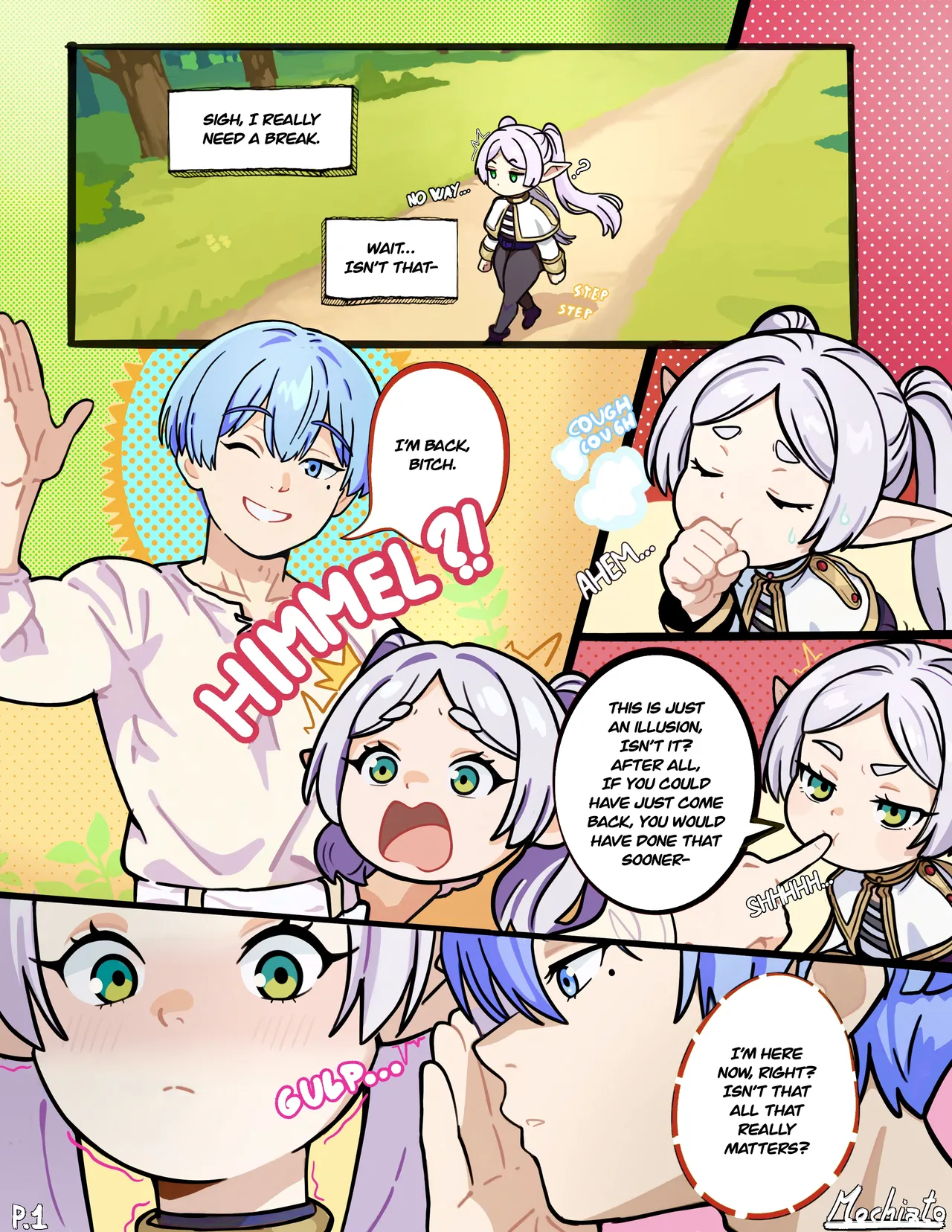 Frieren’s Happy Reunion With Himmel Mochiato 01 [photo 2] - MangaPorn