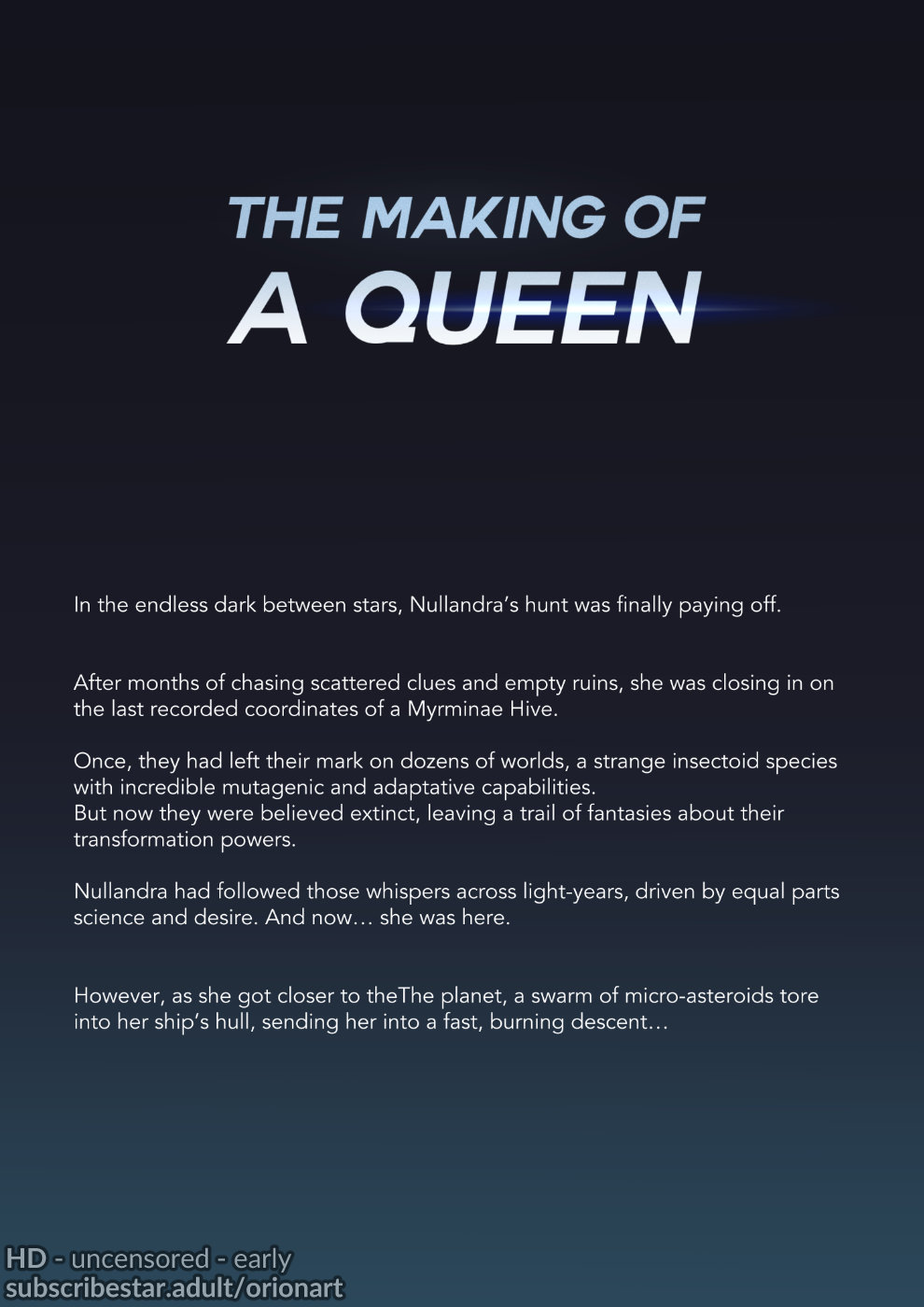 Making Of A Queen Orionart 01 [photo 2] - MangaPorn