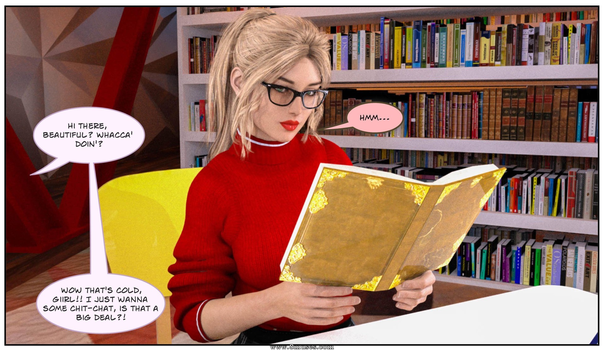 The Library 01 [photo 2] - MangaPorn