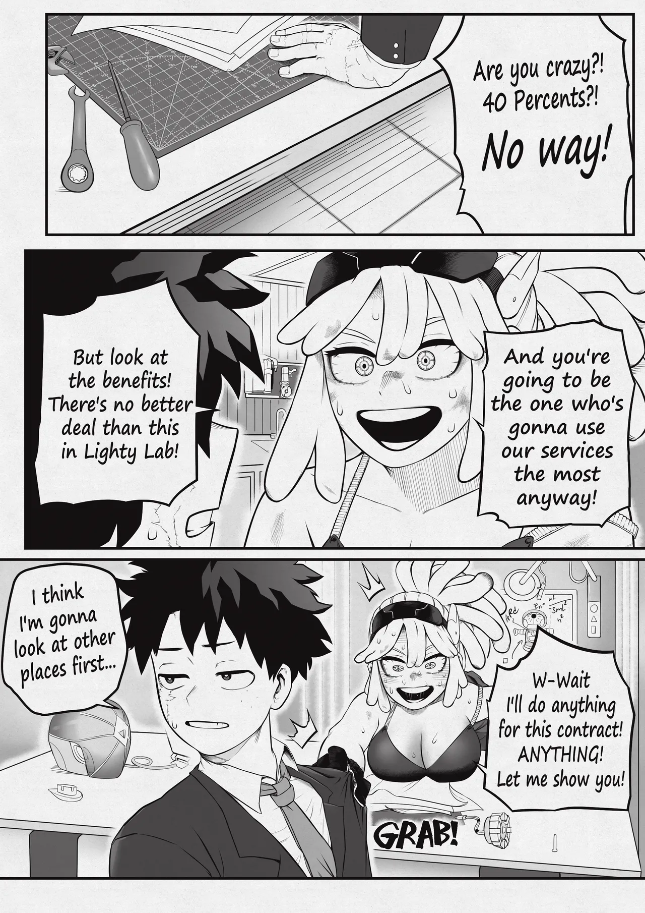 My Hero Academia Negotiation Amano44 01 [photo 2] - MangaPorn