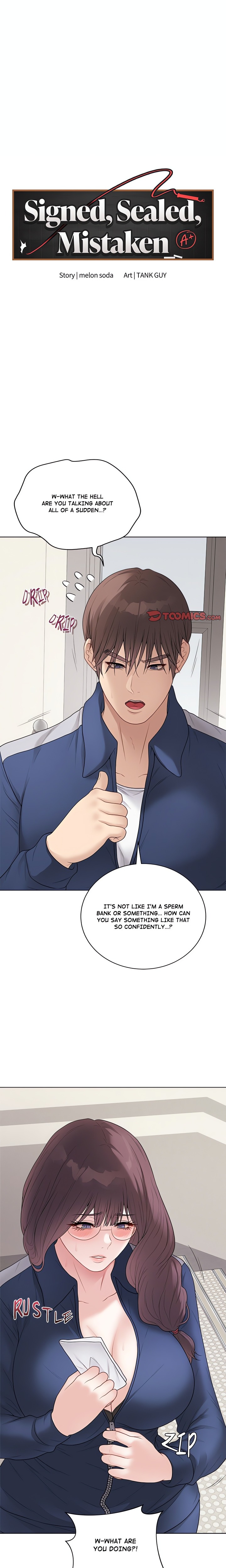 Signed, Sealed, Mistaken (Uncensored) - Chapter 33 [photo 1] - MangaPorn