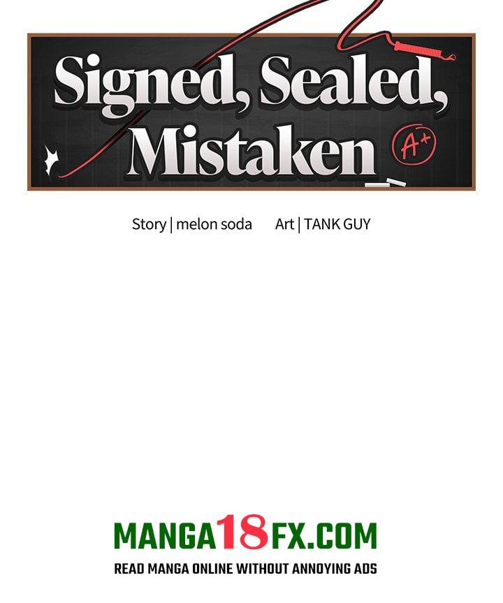 Signed, Sealed, Mistaken (Uncensored) - Chapter 34 [photo 8] - MangaPorn