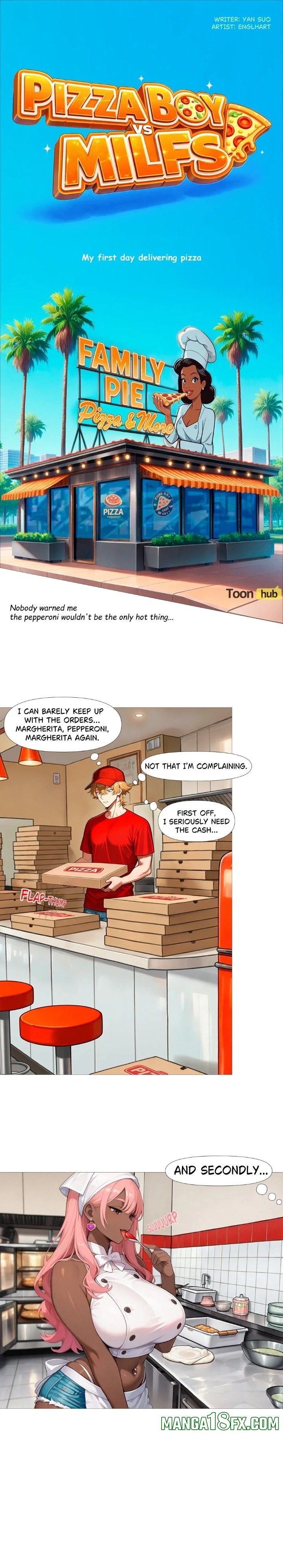 Pizza Boy vs MILFs - Chapter 1 [photo 1] - MangaPorn