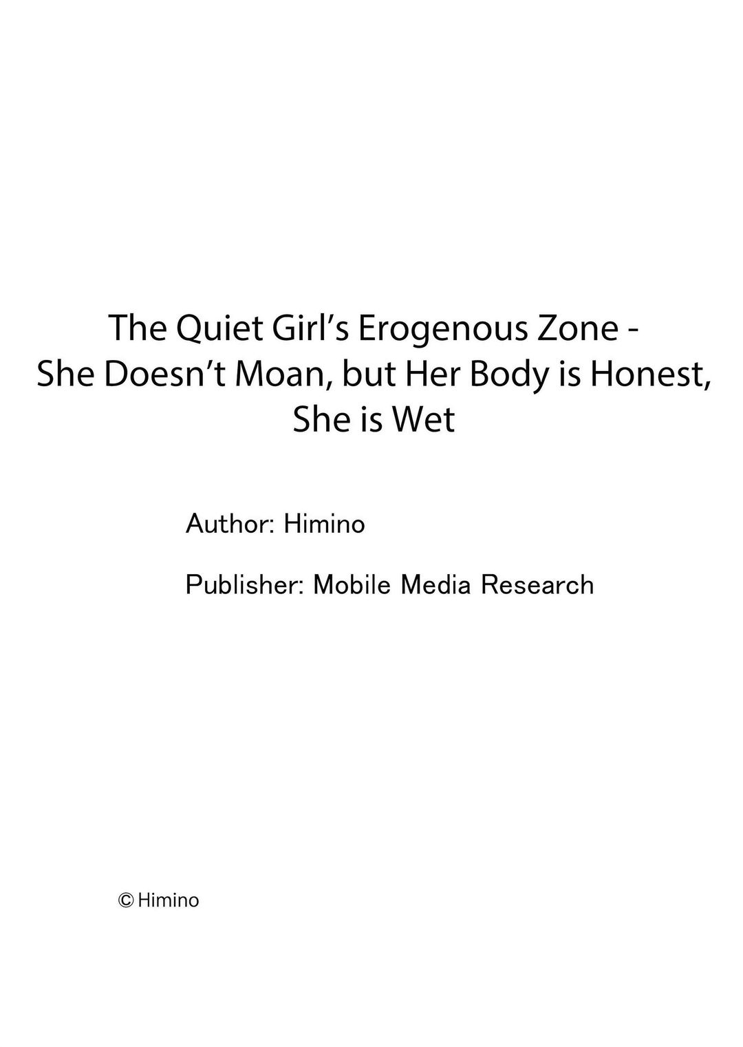 The Quiet Girl’s Erogenous Zone - Chapter 79 [photo 9] - MangaPorn