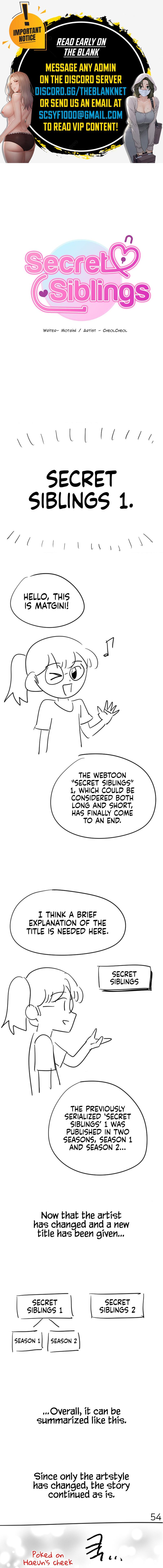 Secret Siblings - Chapter 50.5 [photo 1] - MangaPorn