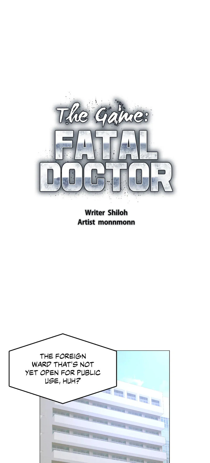 The Game: Fatal Doctor - Chapter 13 [photo 1] - MangaPorn