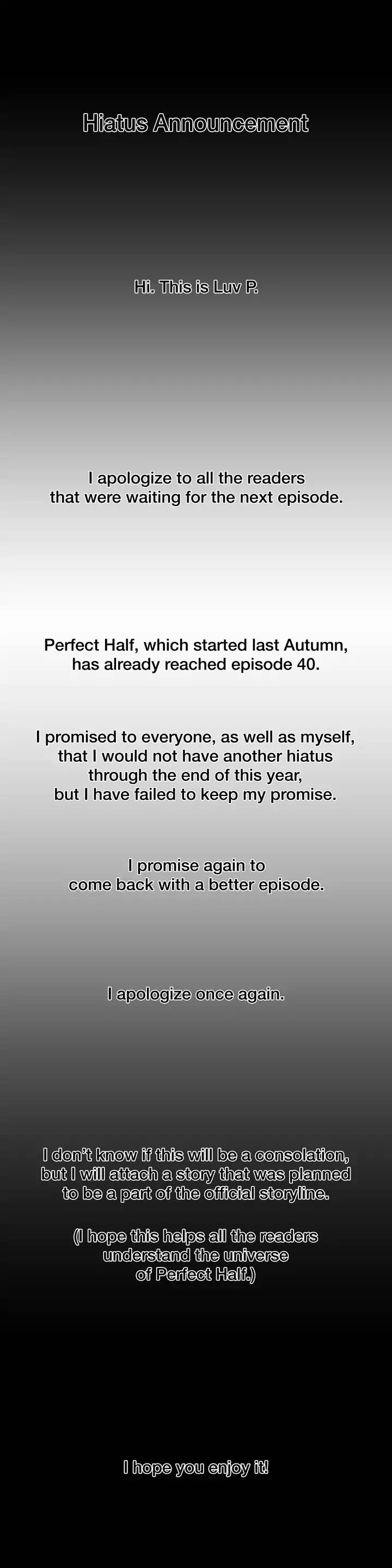 Perfect Half - Chapter 40.5 [photo 1] - MangaPorn