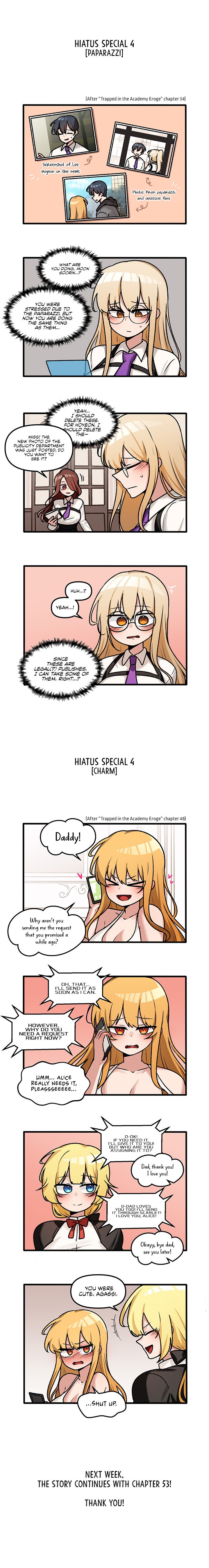 Trapped in the Academy’s Eroge - Chapter 52.7 [photo 1] - MangaPorn