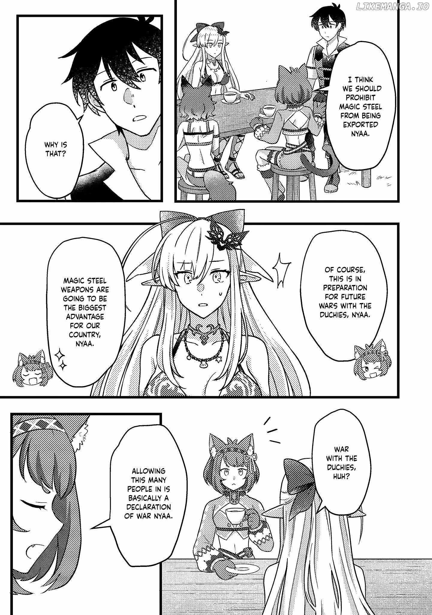 Revolution in production with the blessings of the gods – While living a leisurely, slow life in a corner of another world, somehow a diverse group of people gathered to form the strongest nation… - Chapter 10.2 [photo 3] - MangaPorn