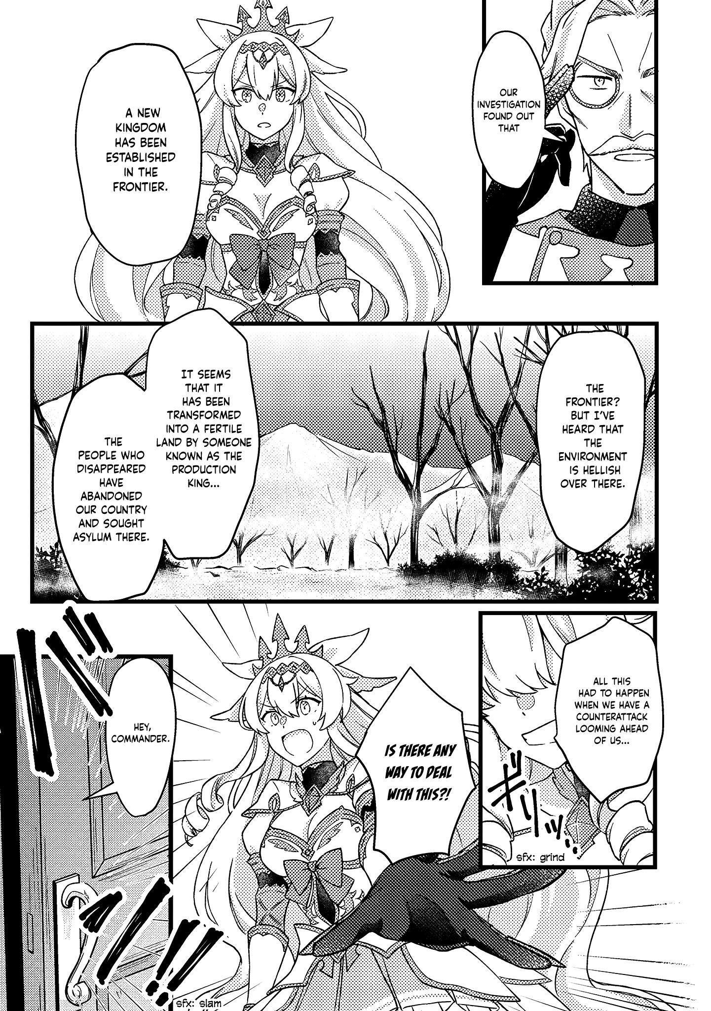 Revolution in production with the blessings of the gods – While living a leisurely, slow life in a corner of another world, somehow a diverse group of people gathered to form the strongest nation… - Chapter 10.3 [photo 1] - MangaPorn