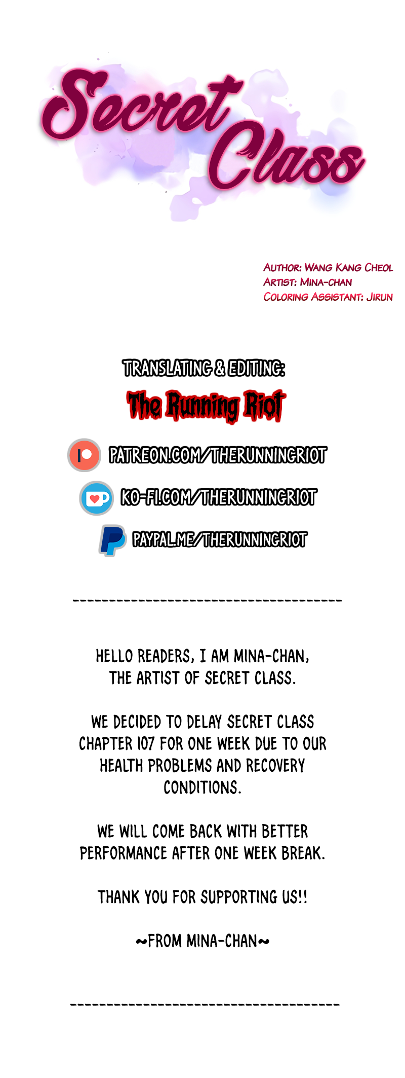 Secret Class - Chapter 106.5 [photo 1] - MangaPorn