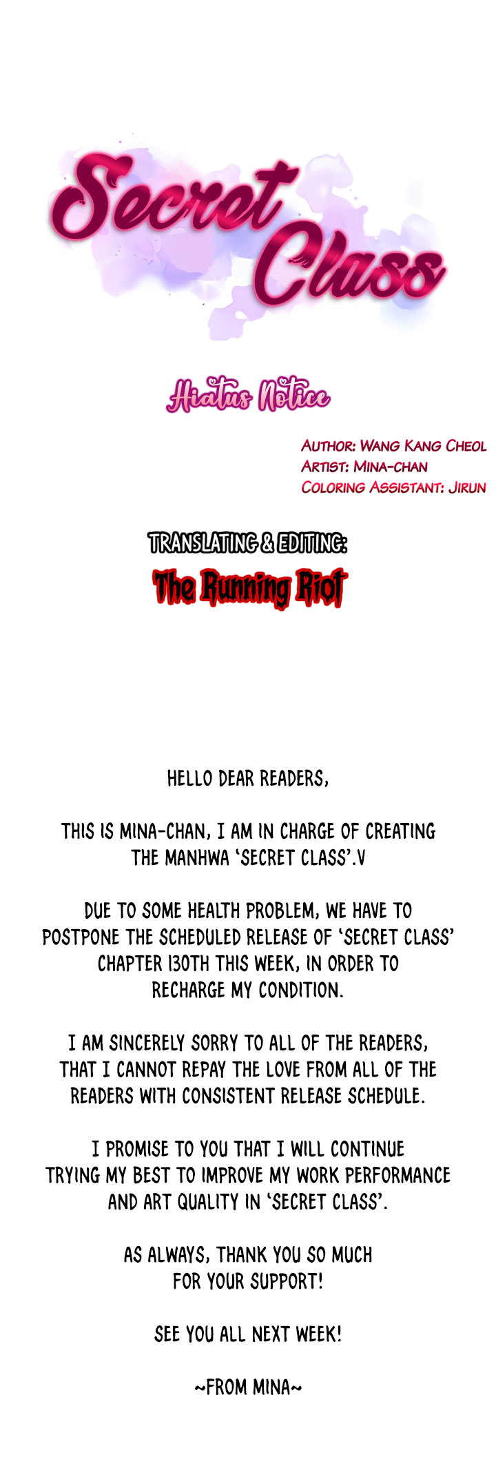Secret Class - Chapter 129.5 [photo 1] - MangaPorn