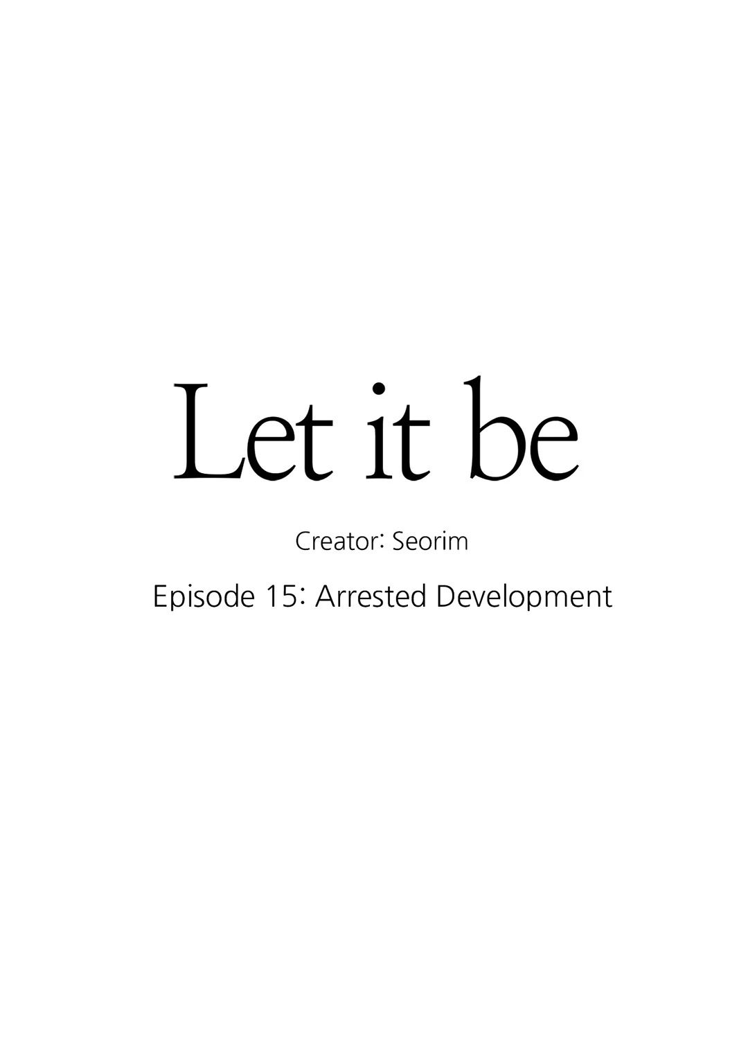 Let it be - Chapter 15 [photo 13] - MangaPorn