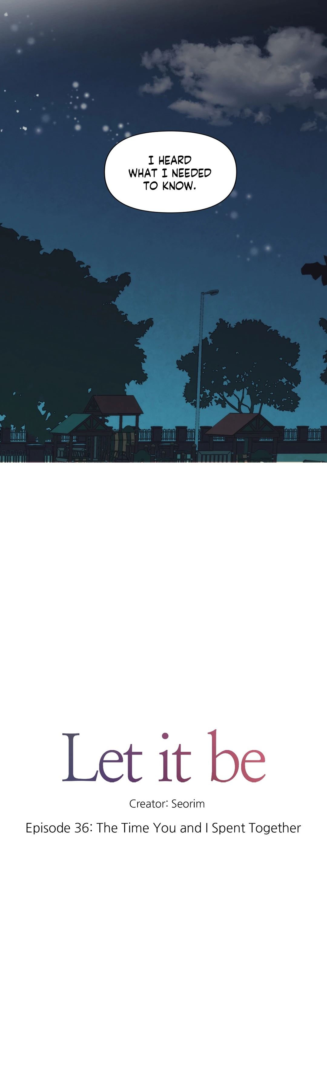 Let it be - Chapter 36 [photo 25] - MangaPorn