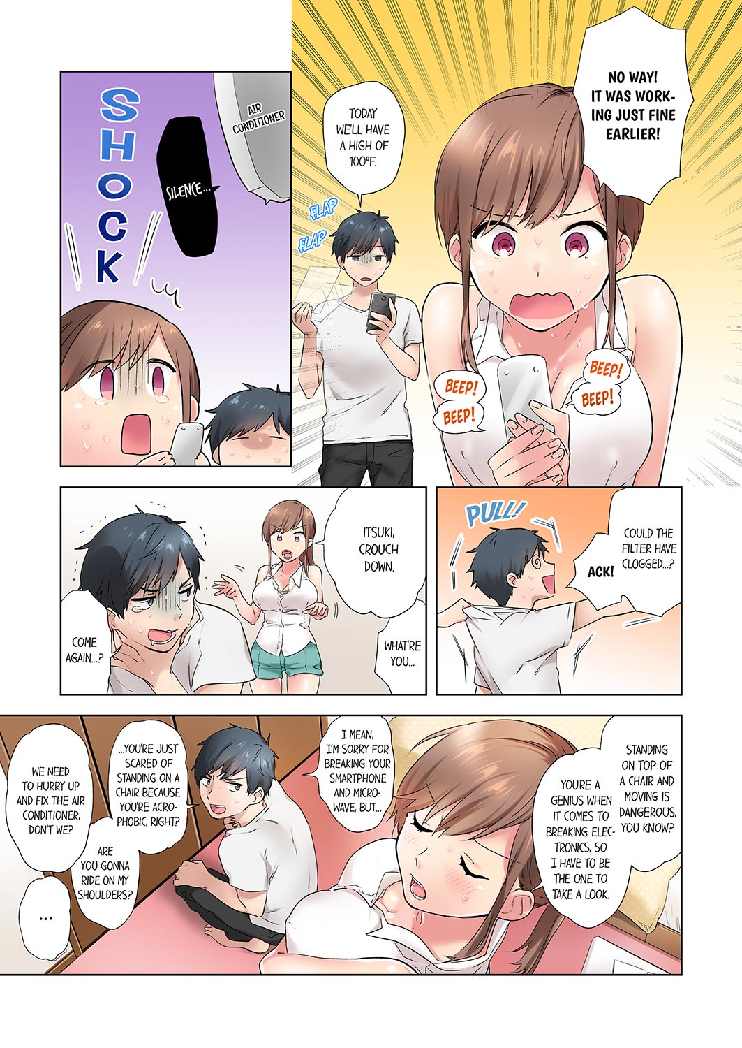 A Scorching Hot Day with A Broken Air Conditioner - Chapter 1 [photo 5] - MangaPorn