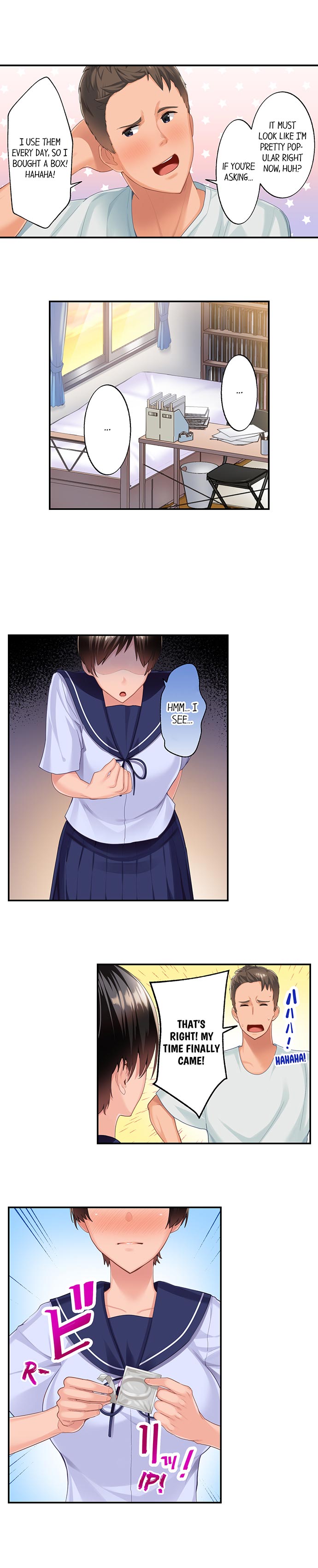 Using 100 Boxes of Condoms With My Friend! - Chapter 1 [photo 8] - MangaPorn