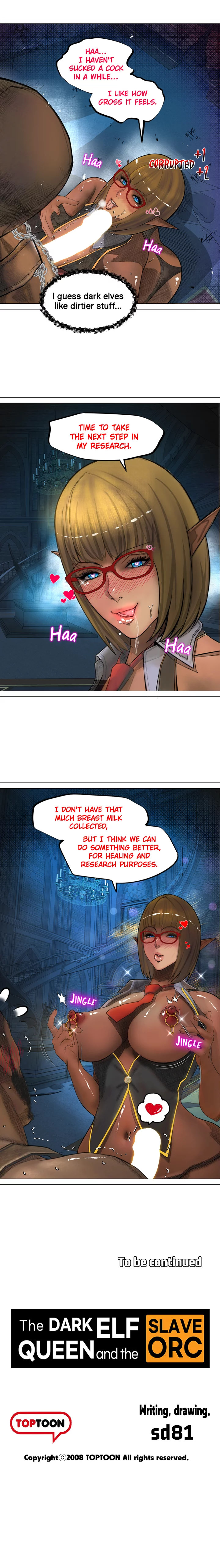 The DARK ELF QUEEN and the SLAVE ORC - Chapter 7 [photo 14] - MangaPorn