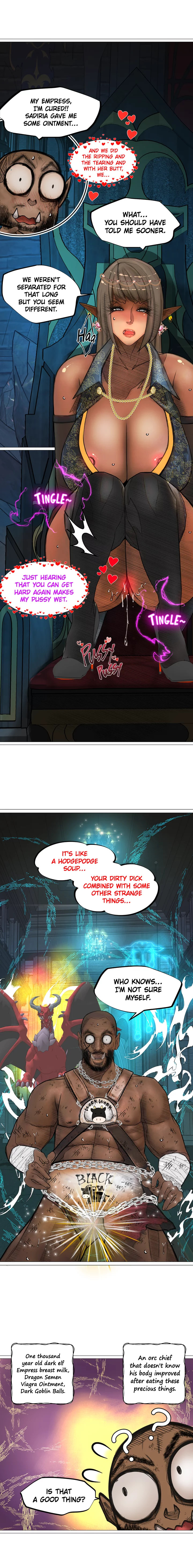 The DARK ELF QUEEN and the SLAVE ORC - Chapter 10 [photo 11] - MangaPorn