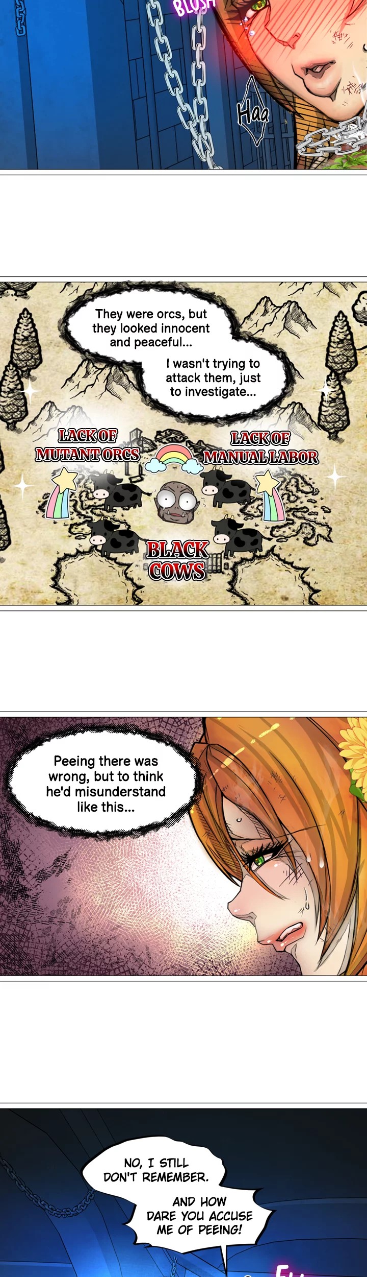 The DARK ELF QUEEN and the SLAVE ORC - Chapter 21 [photo 9] - MangaPorn