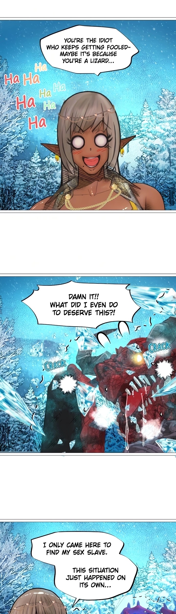 The DARK ELF QUEEN and the SLAVE ORC - Chapter 22 [photo 12] - MangaPorn