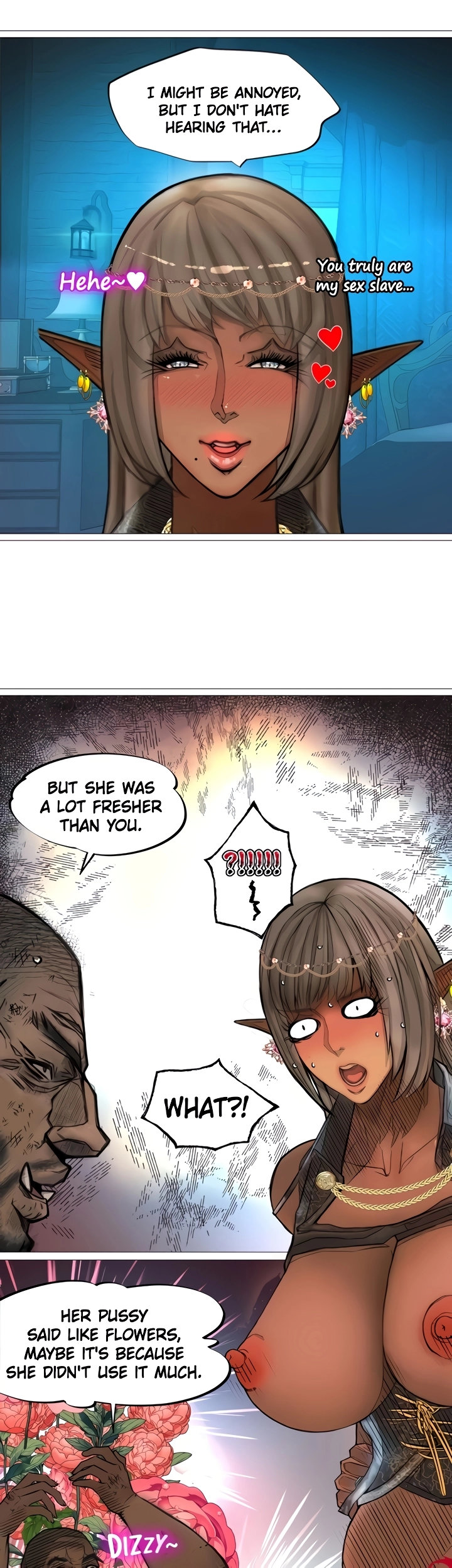 The DARK ELF QUEEN and the SLAVE ORC - Chapter 24 [photo 30] - MangaPorn