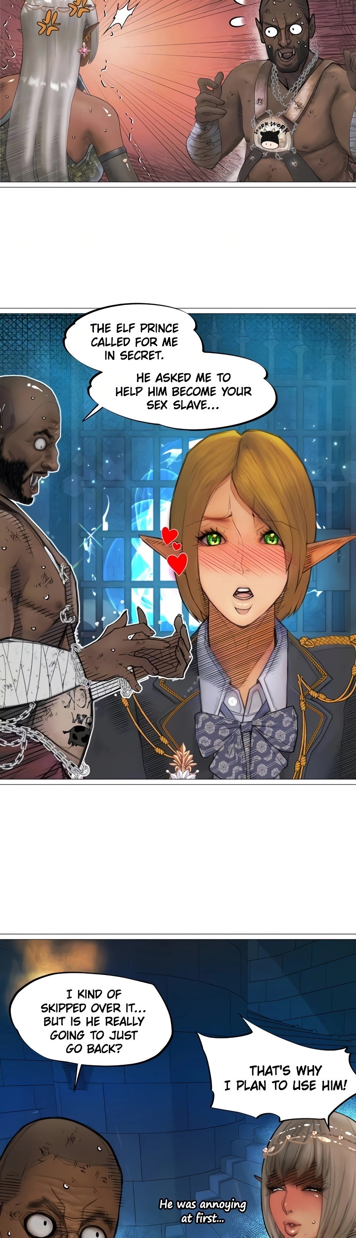 The DARK ELF QUEEN and the SLAVE ORC - Chapter 25 [photo 11] - MangaPorn